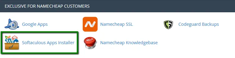 Namecheap wordpress installation