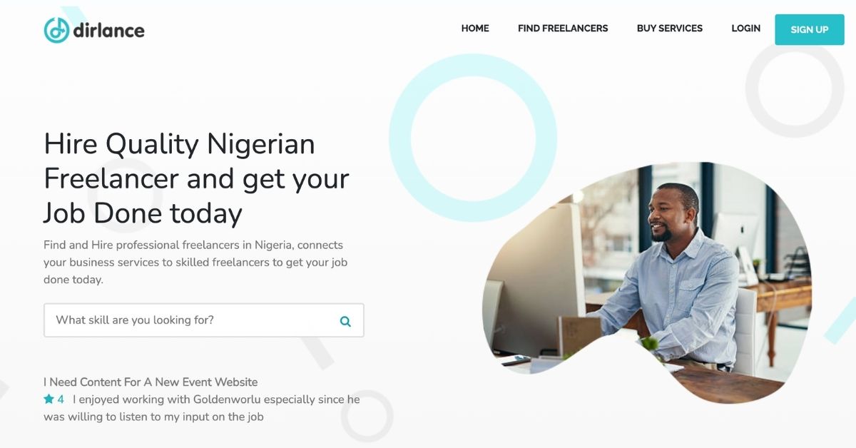 freelance websites in nigeria: dirlance