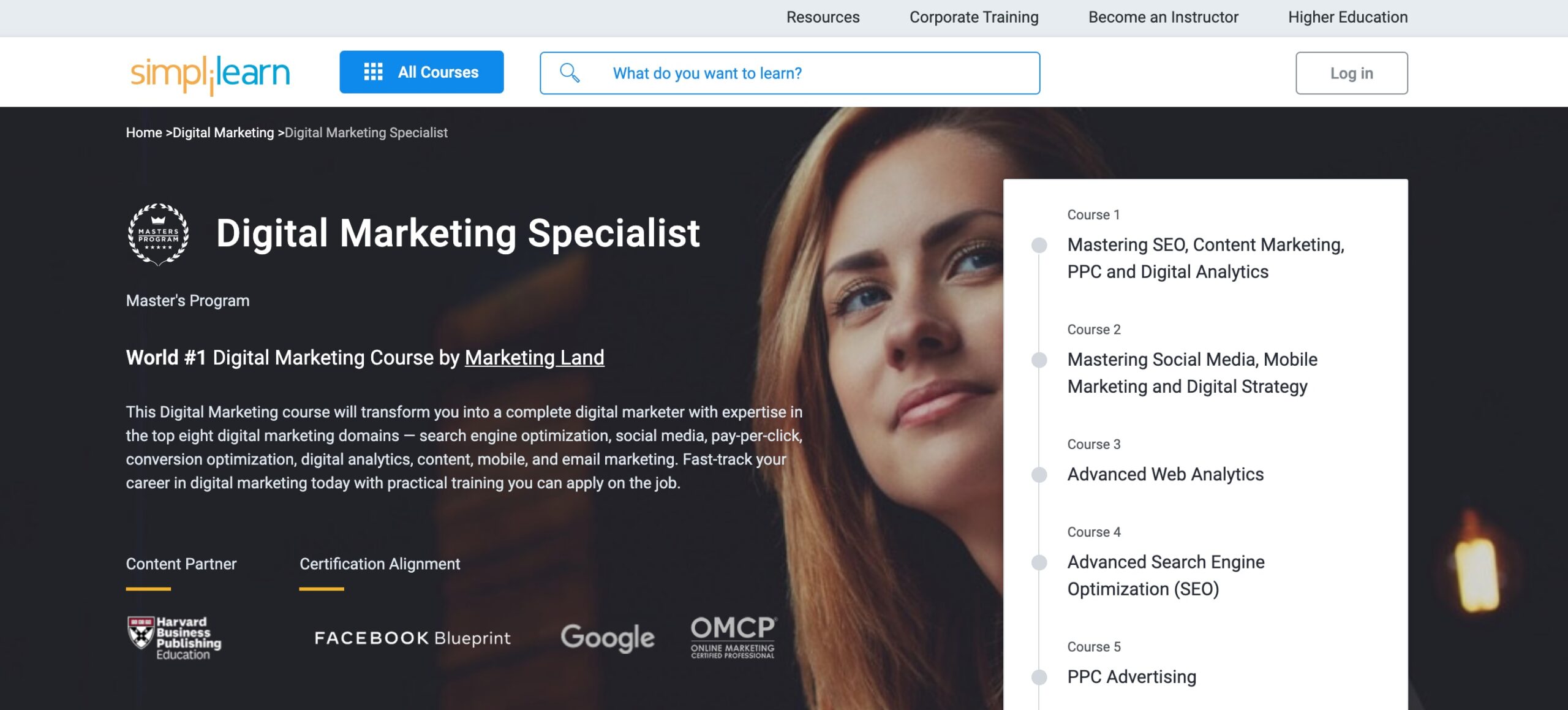 Digital Marketing Specialist Program by SimpliLearn