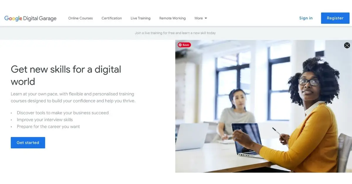 Digital garage Fundamental of Digital Marketing Certification