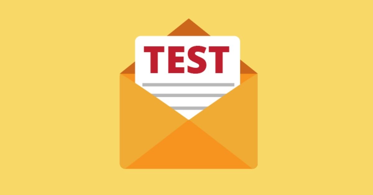 Email marketing test