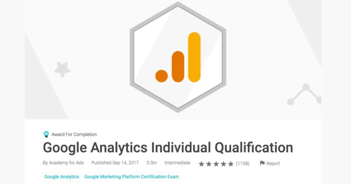 Google Analytics Individual Qualification Certification