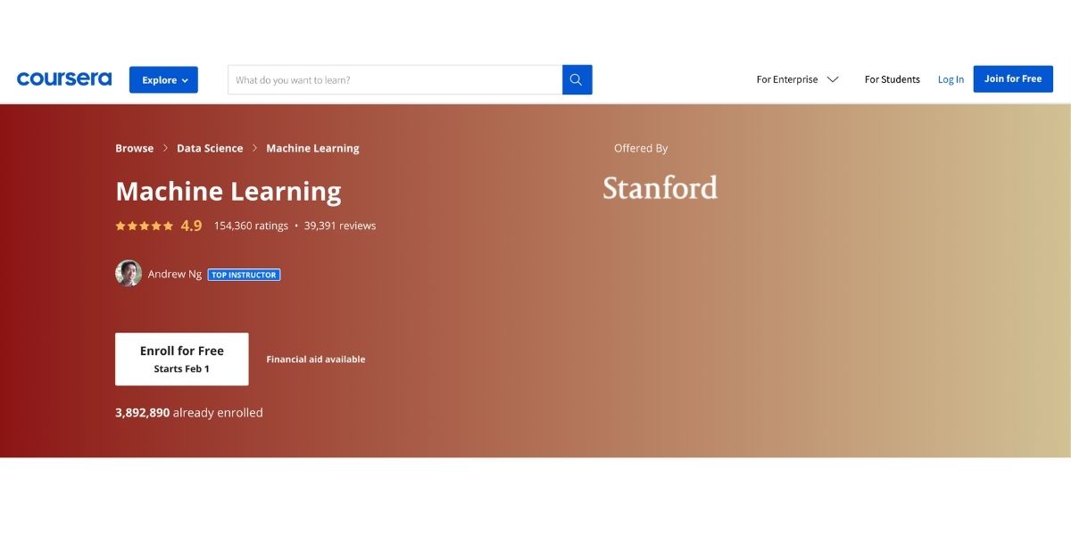 Stanford Universitys Machine Learning Certification