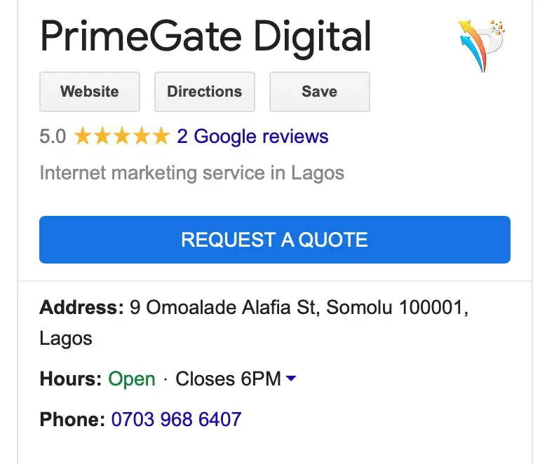 Primegate Digital Contact