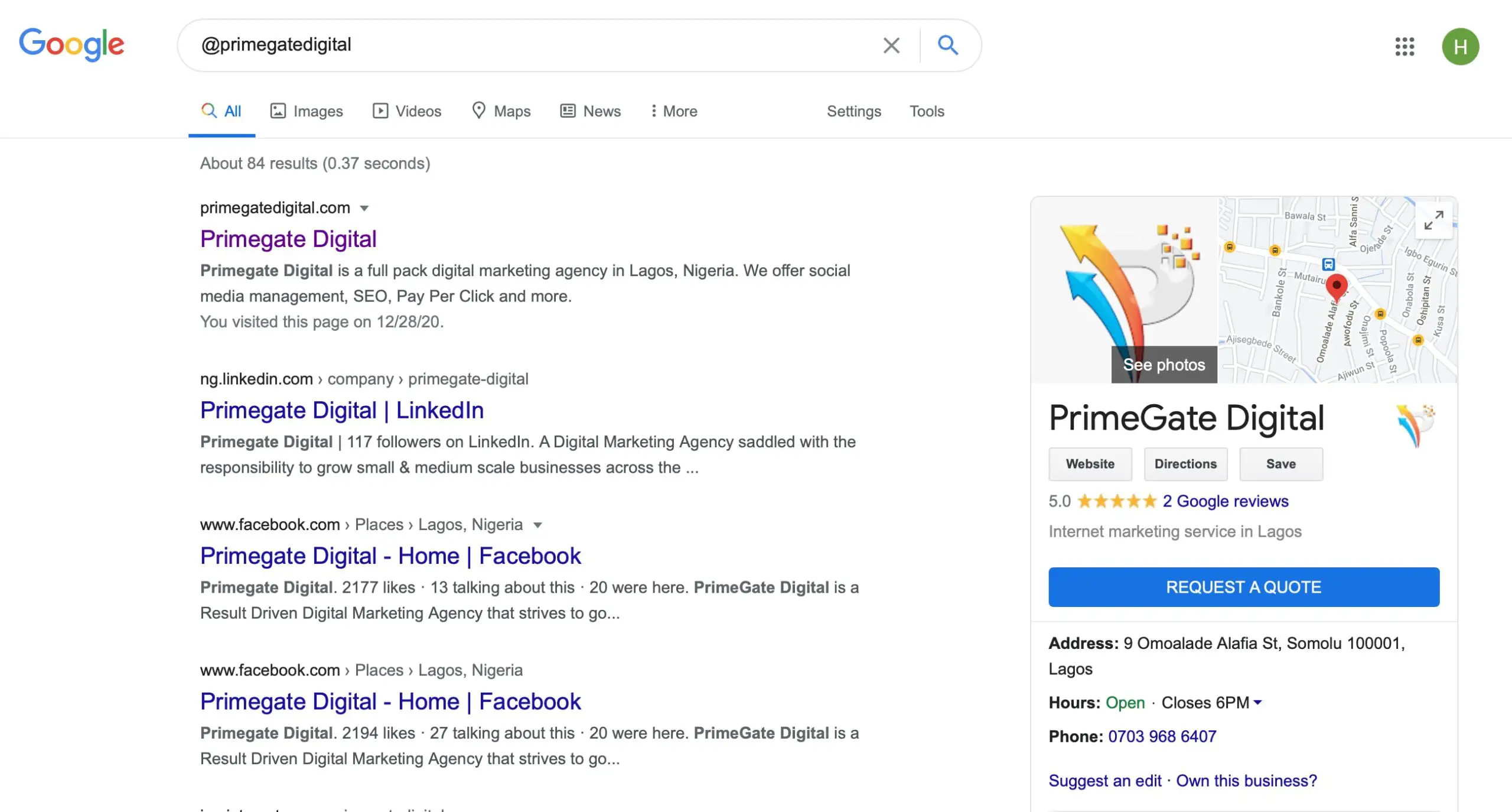 Primegate digital Google My Business