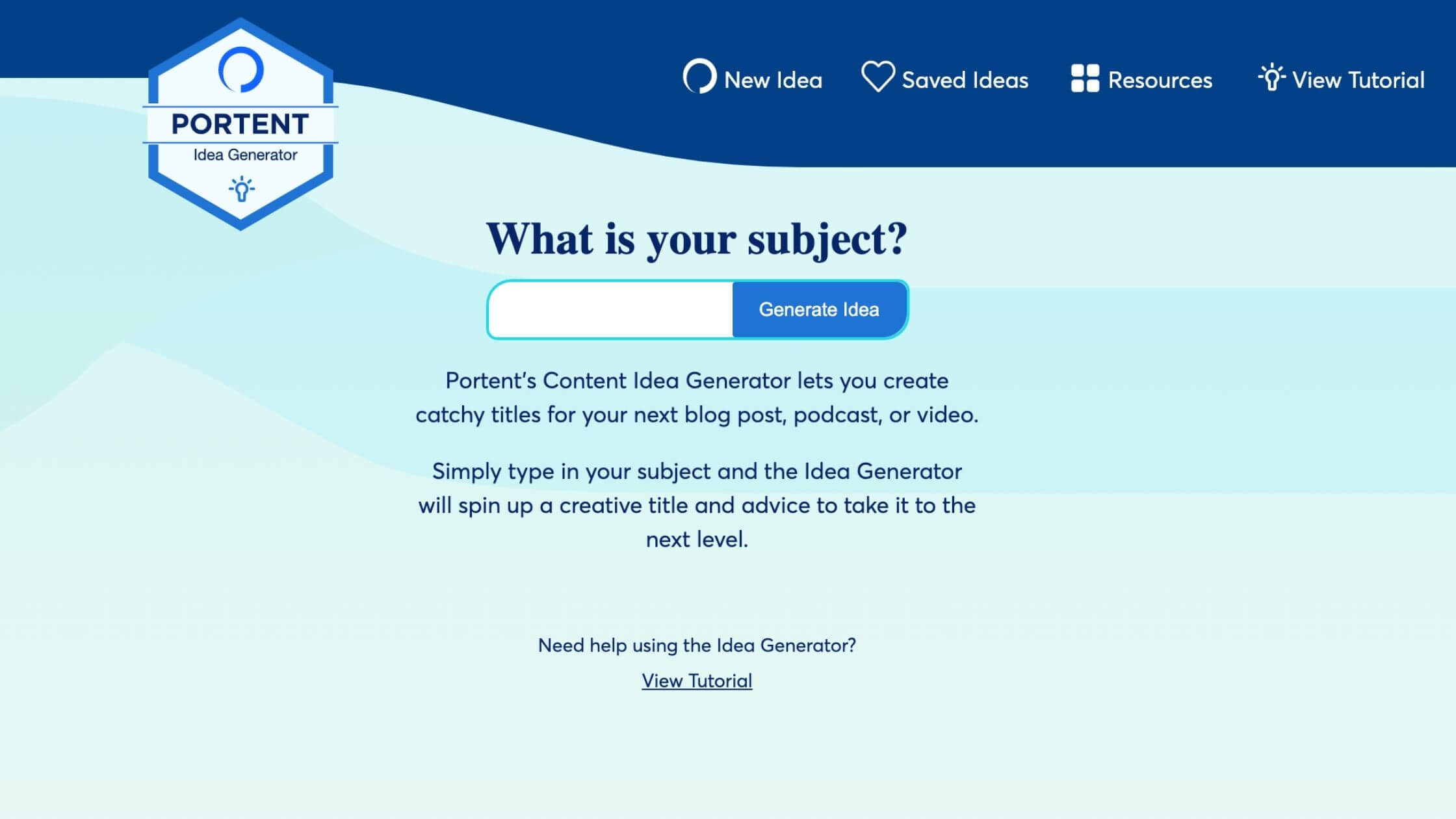 potent idea generator