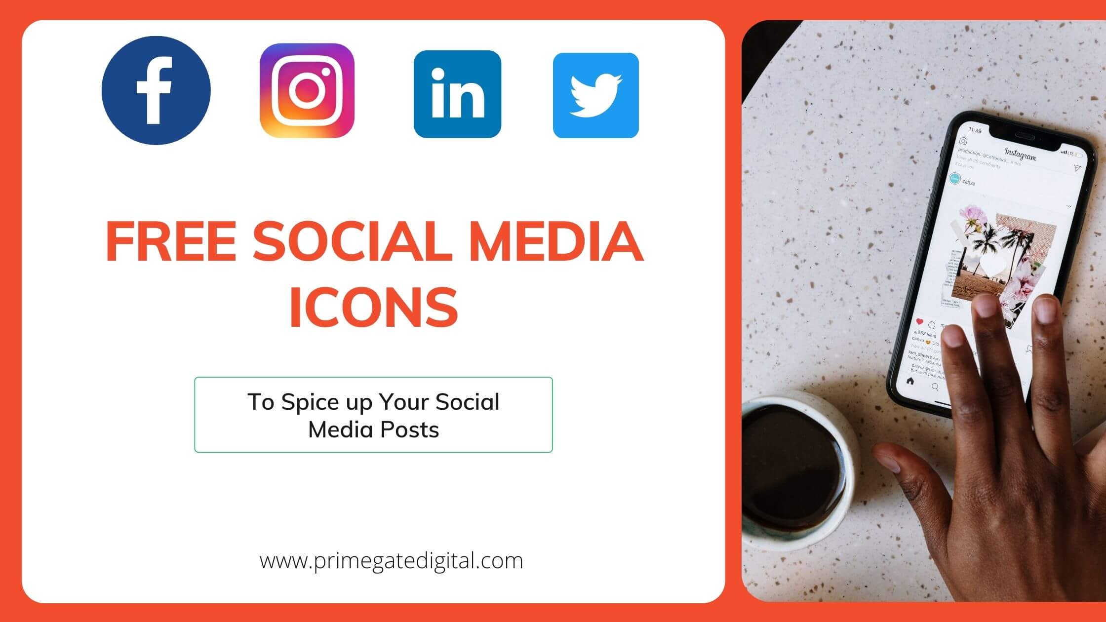 social media icons