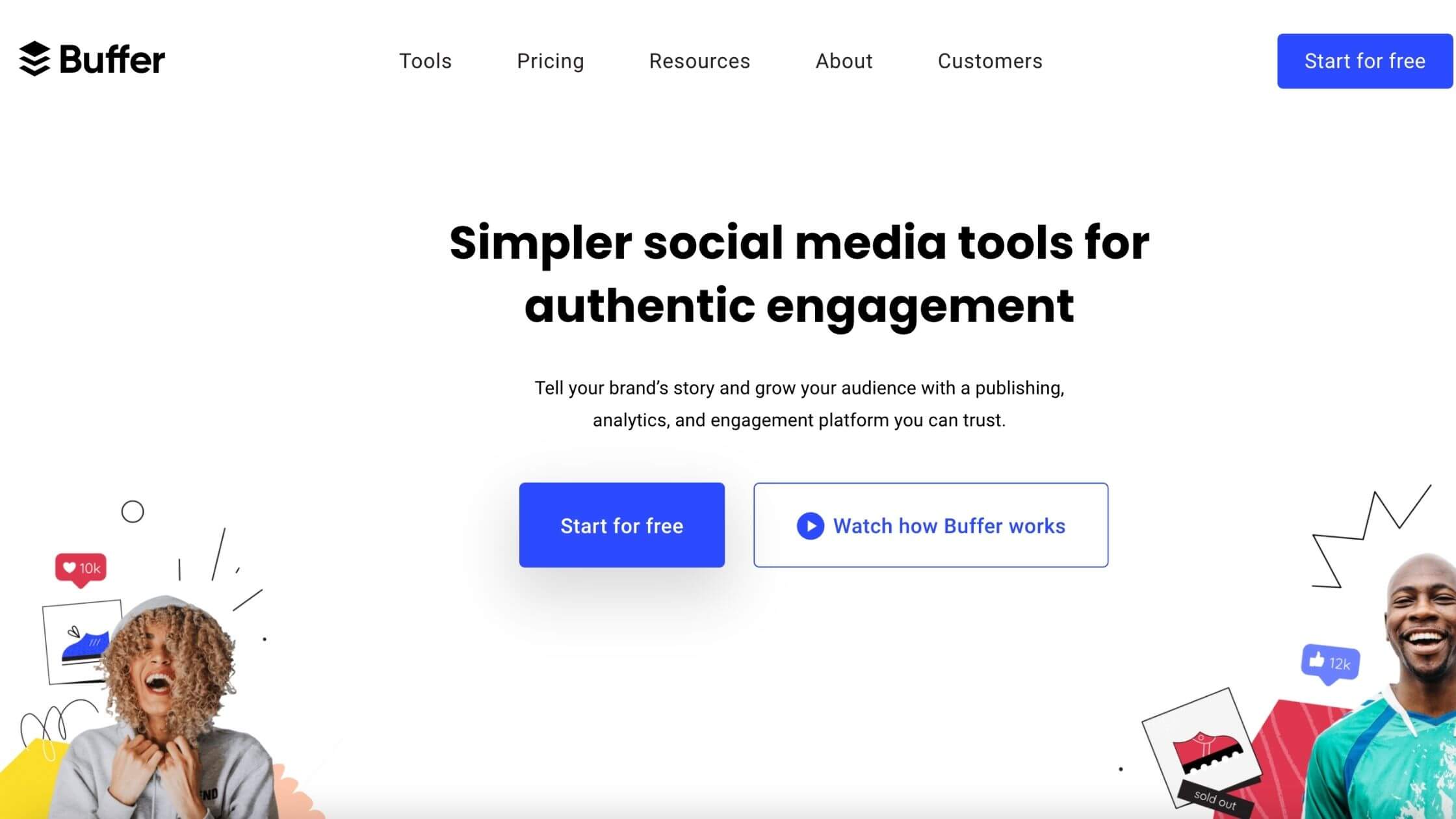 Buffer social media management tool