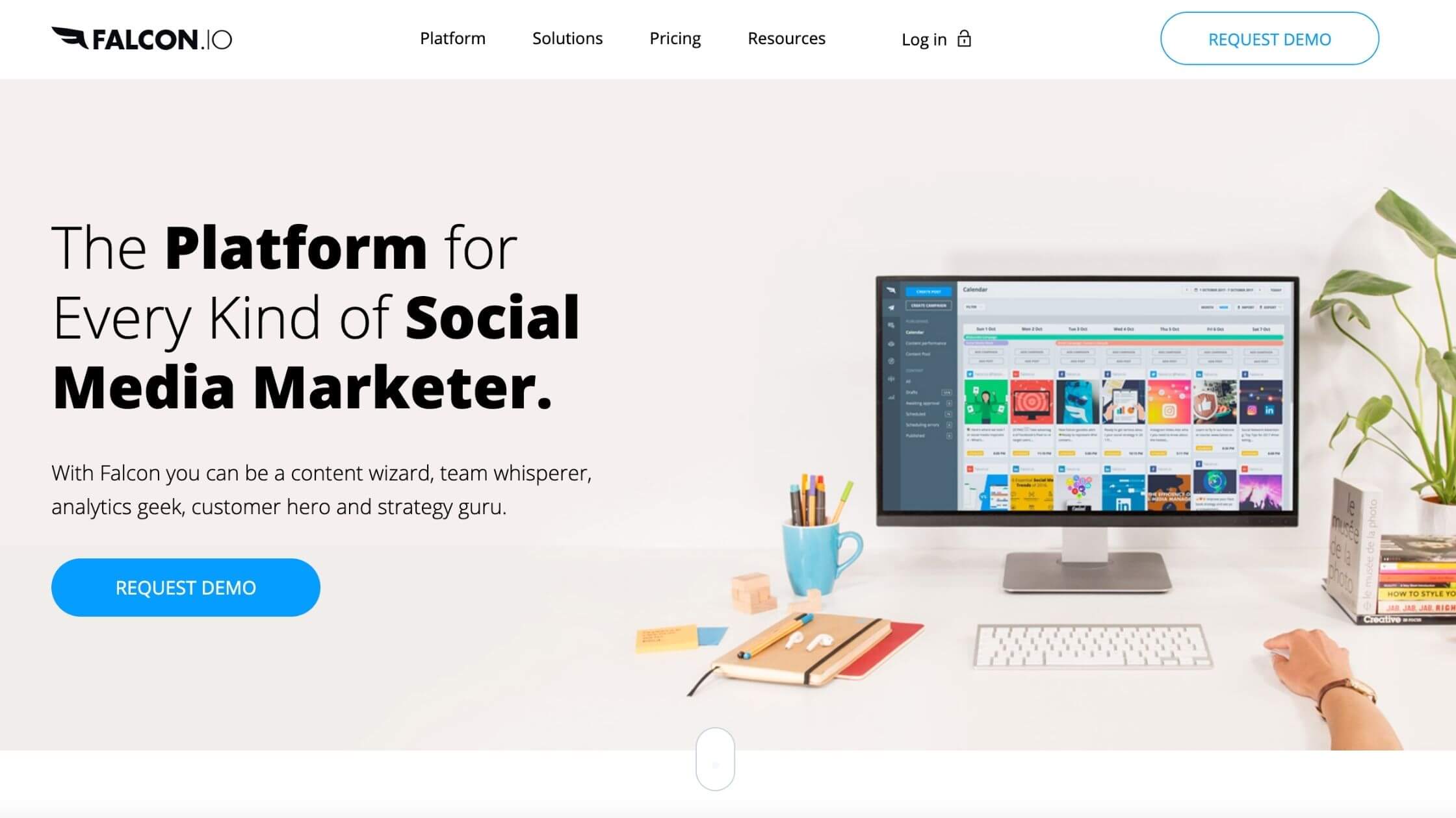 Falcon social media tool