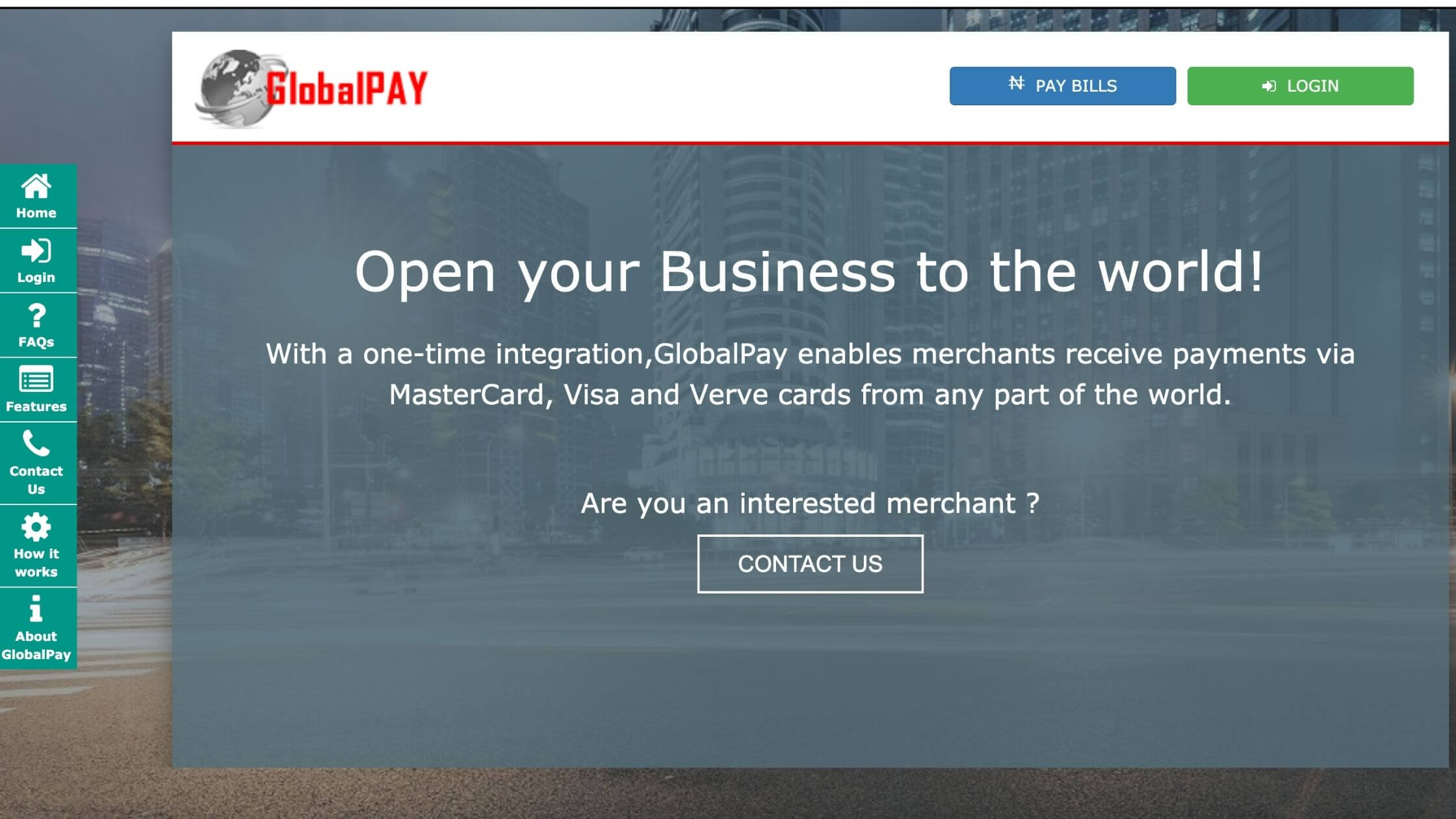 GlobalPAY online payment gateway in Nigeria