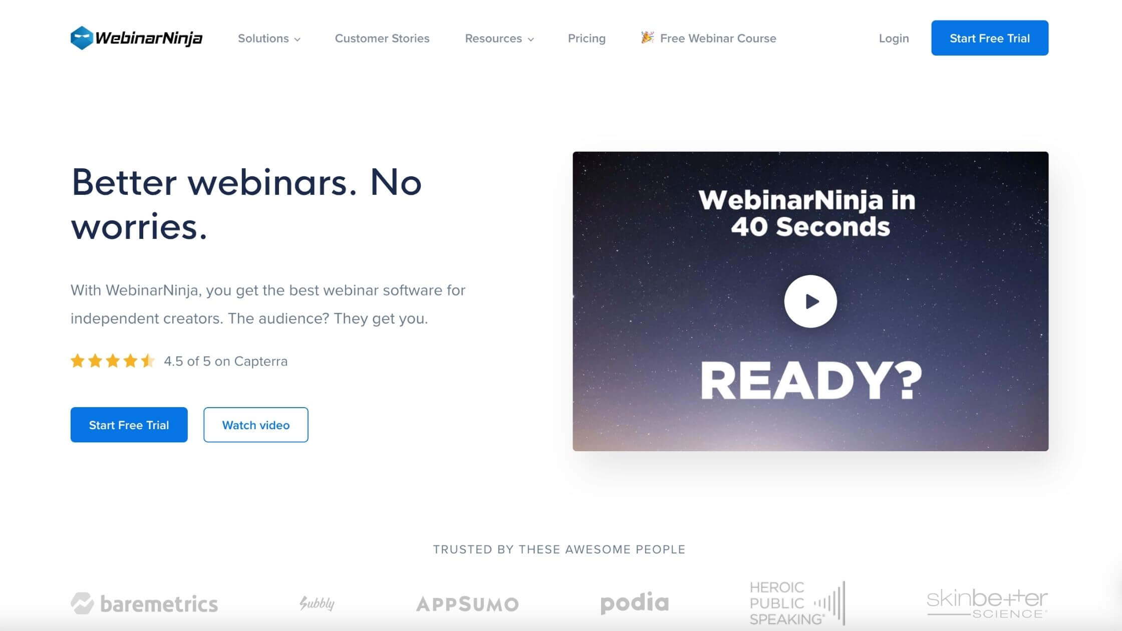 Webinarninja webinar software