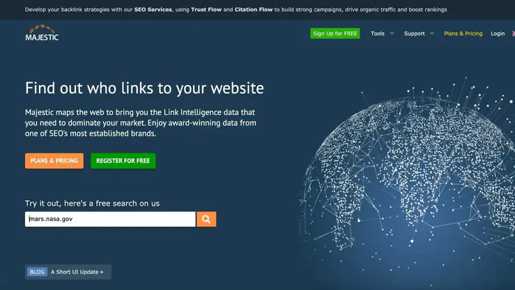 Majestic SEO link-building tools