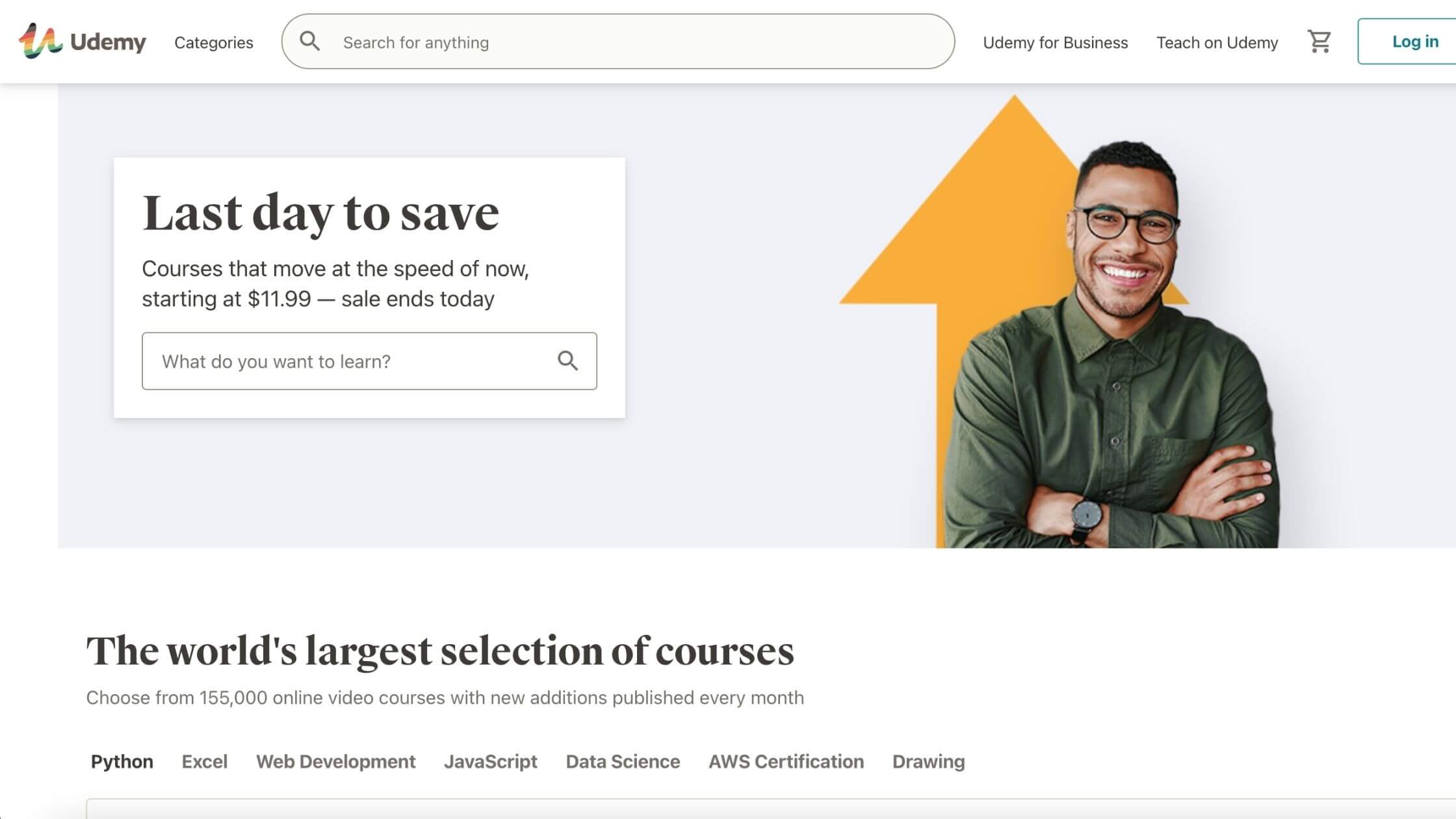 Udemy learning platform