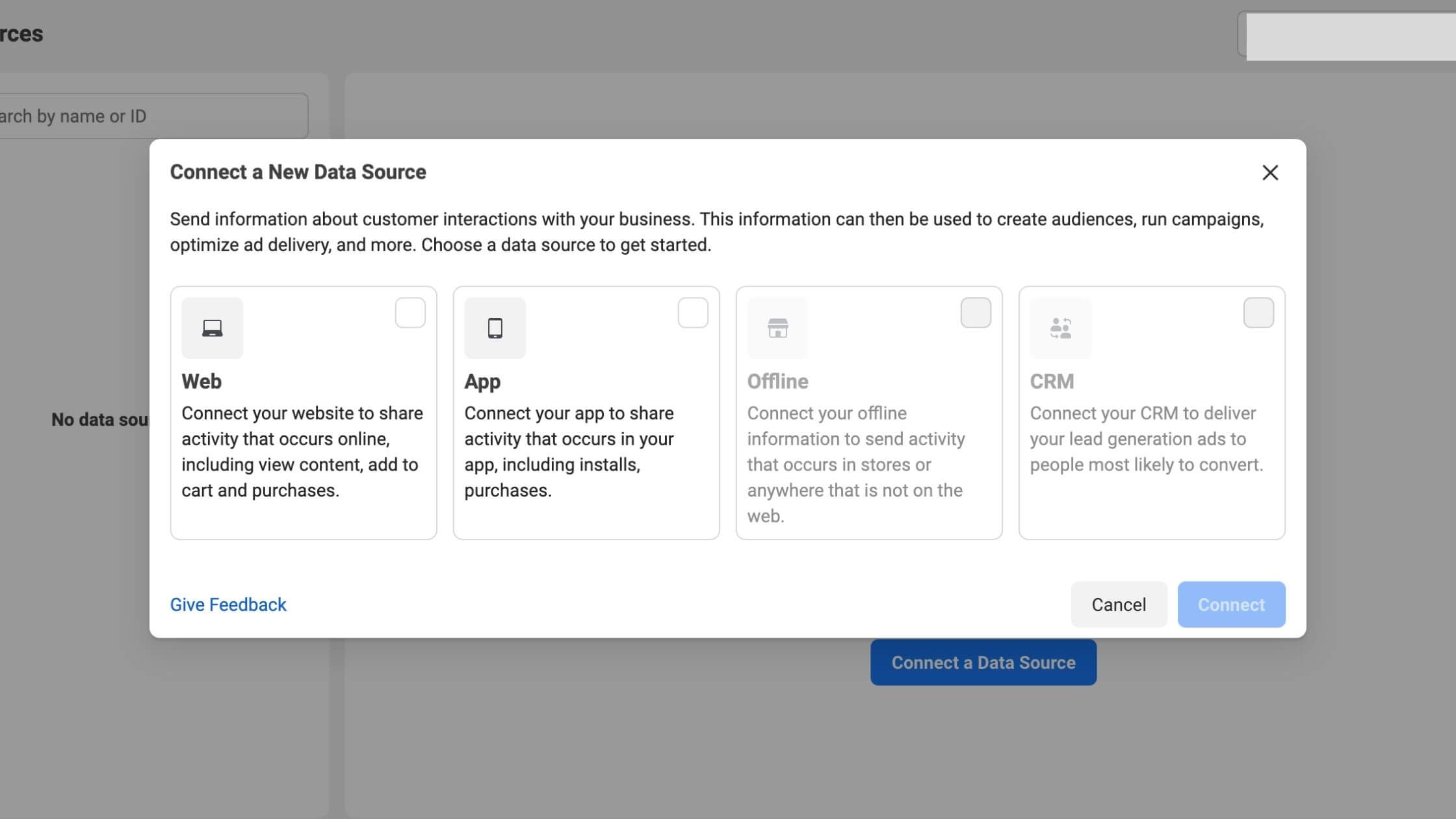 Facebook Events Manager setup