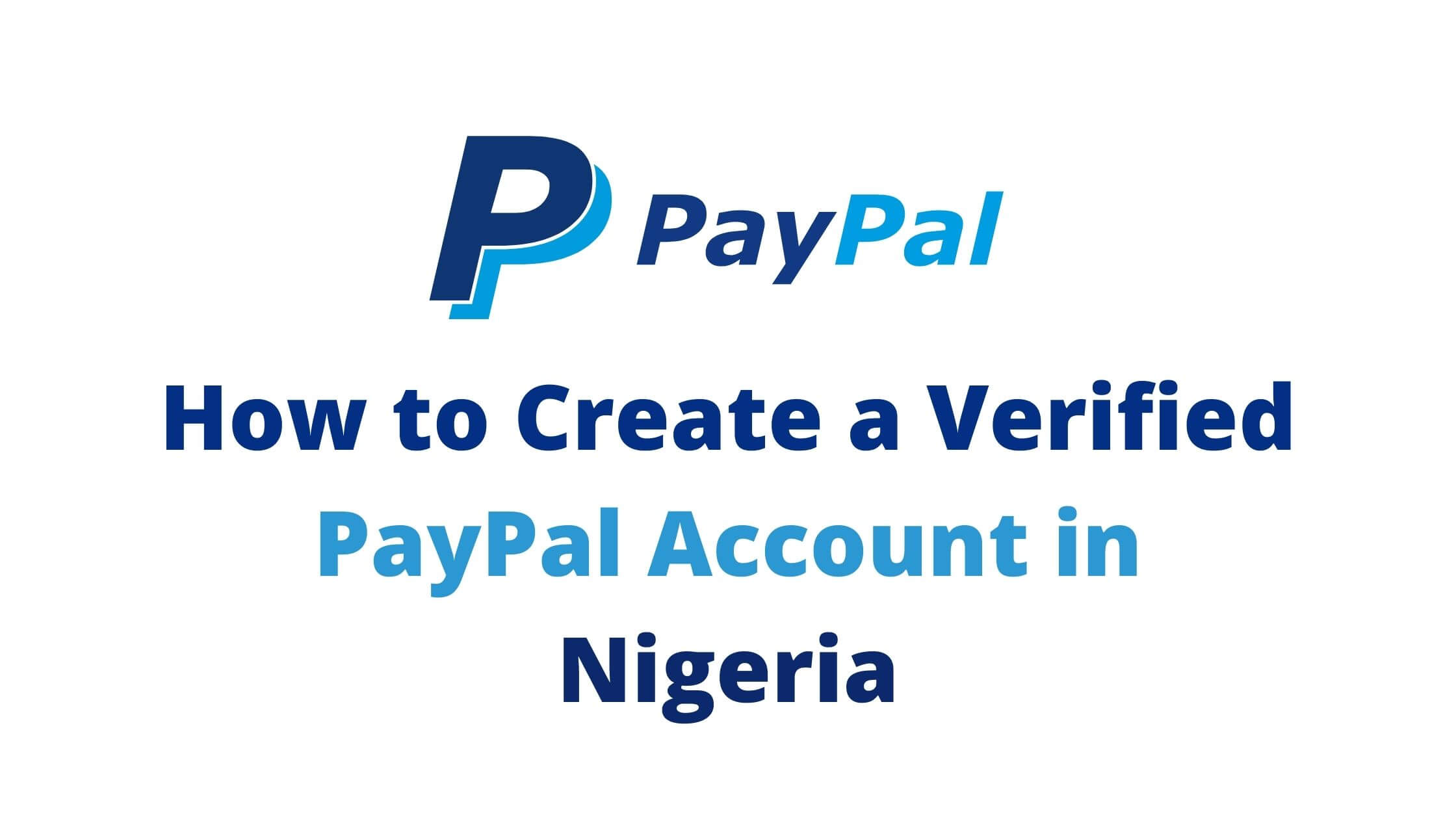 How to create a PayPal account in Nigeria