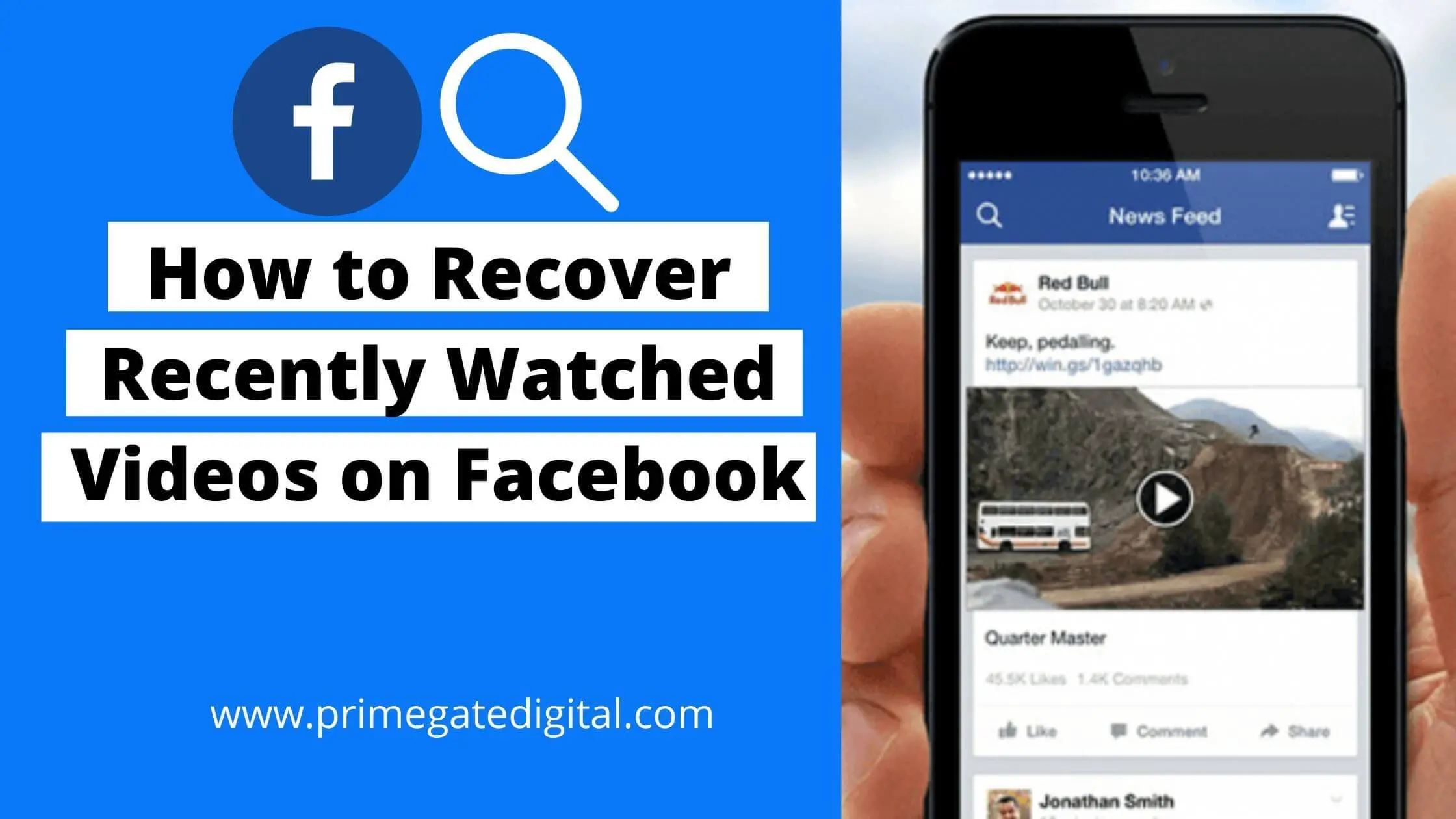 How to Recover Recently Watched Videos on Facebook