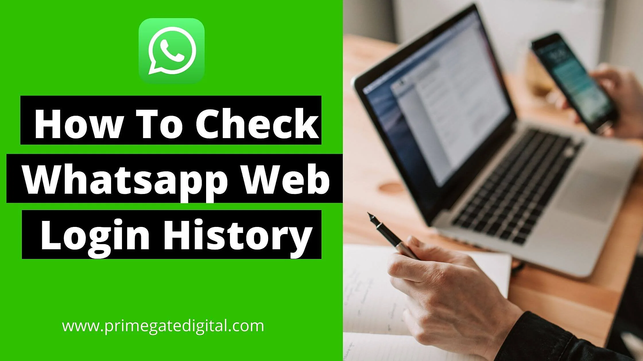 How To Check Whatsapp Web Login History