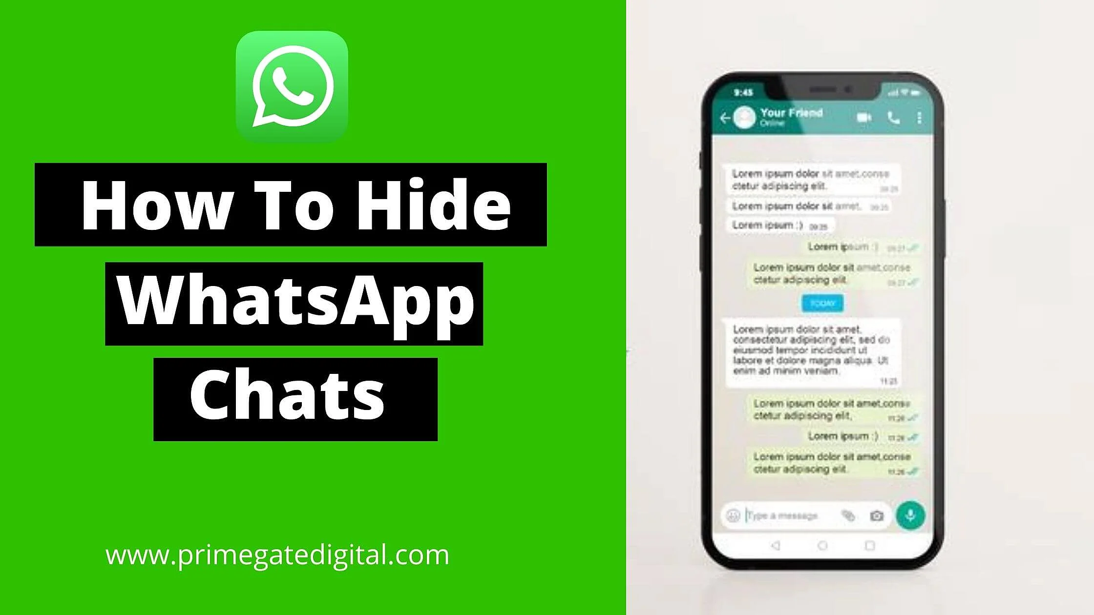 How To Hide WhatsApp Chats