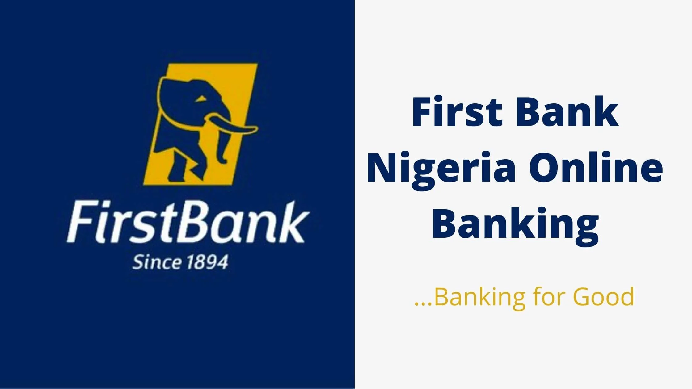 First Bank Nigeria Online Banking