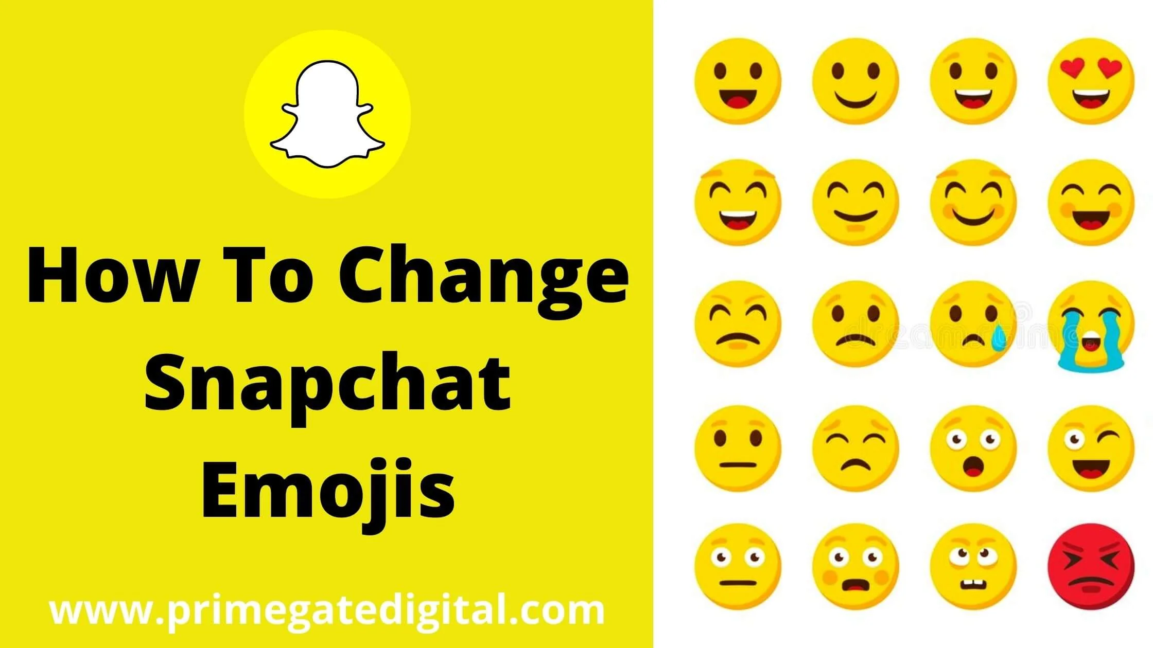 How To Change Snapchat Emojis