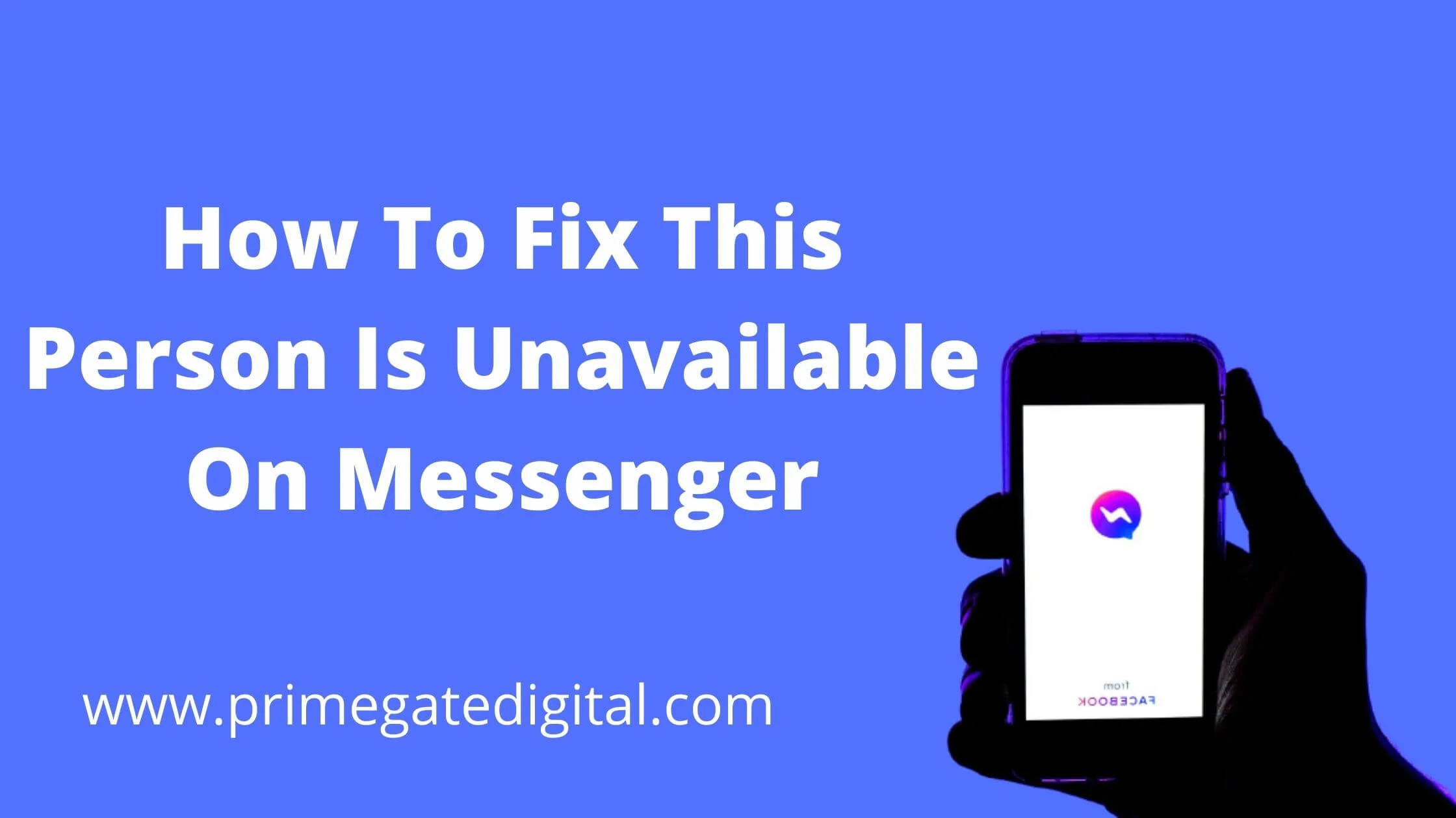 How To Fix This Person Is Unavailable On Messenger