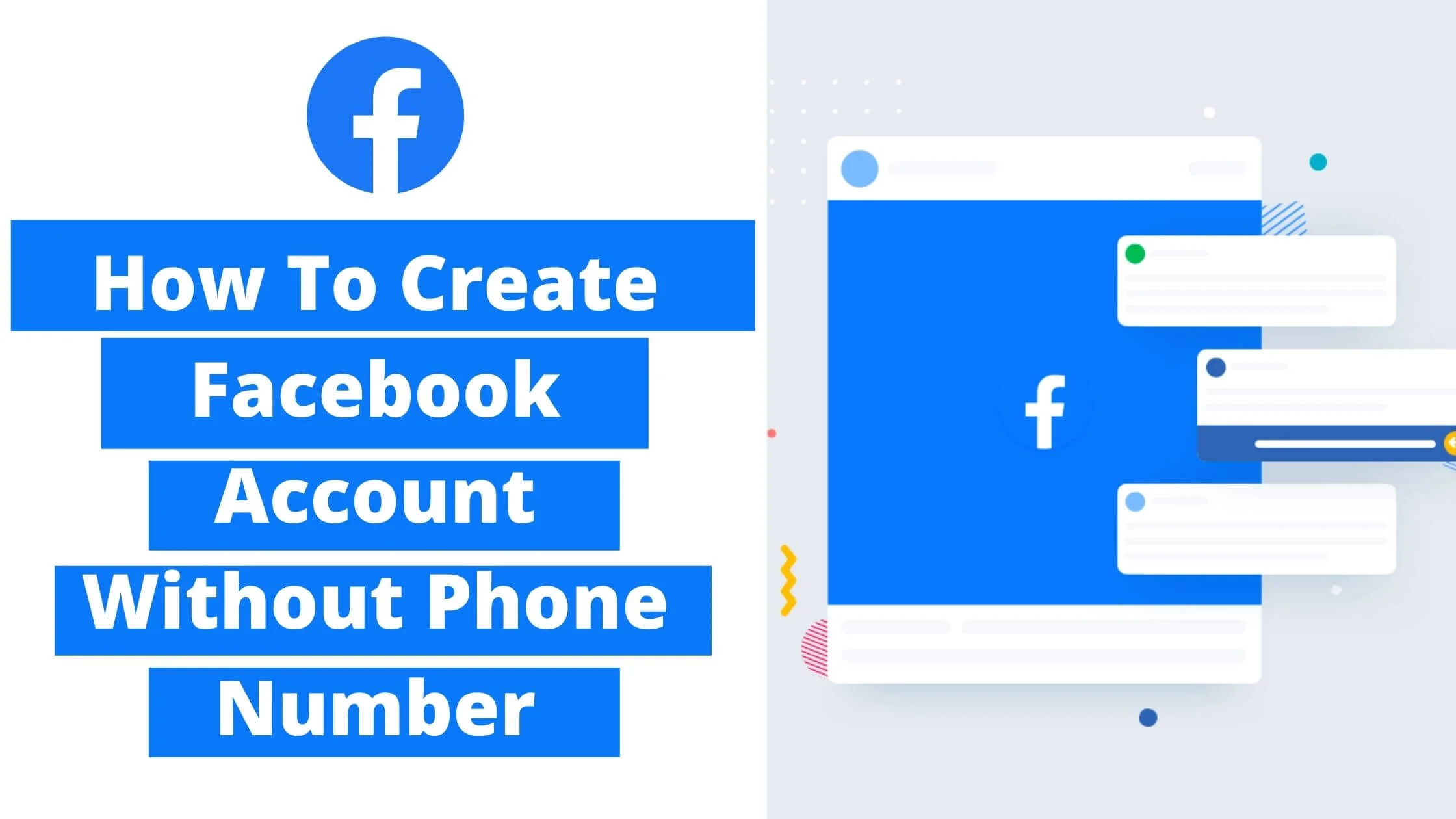 How to Create Facebook Account Without Phone Number