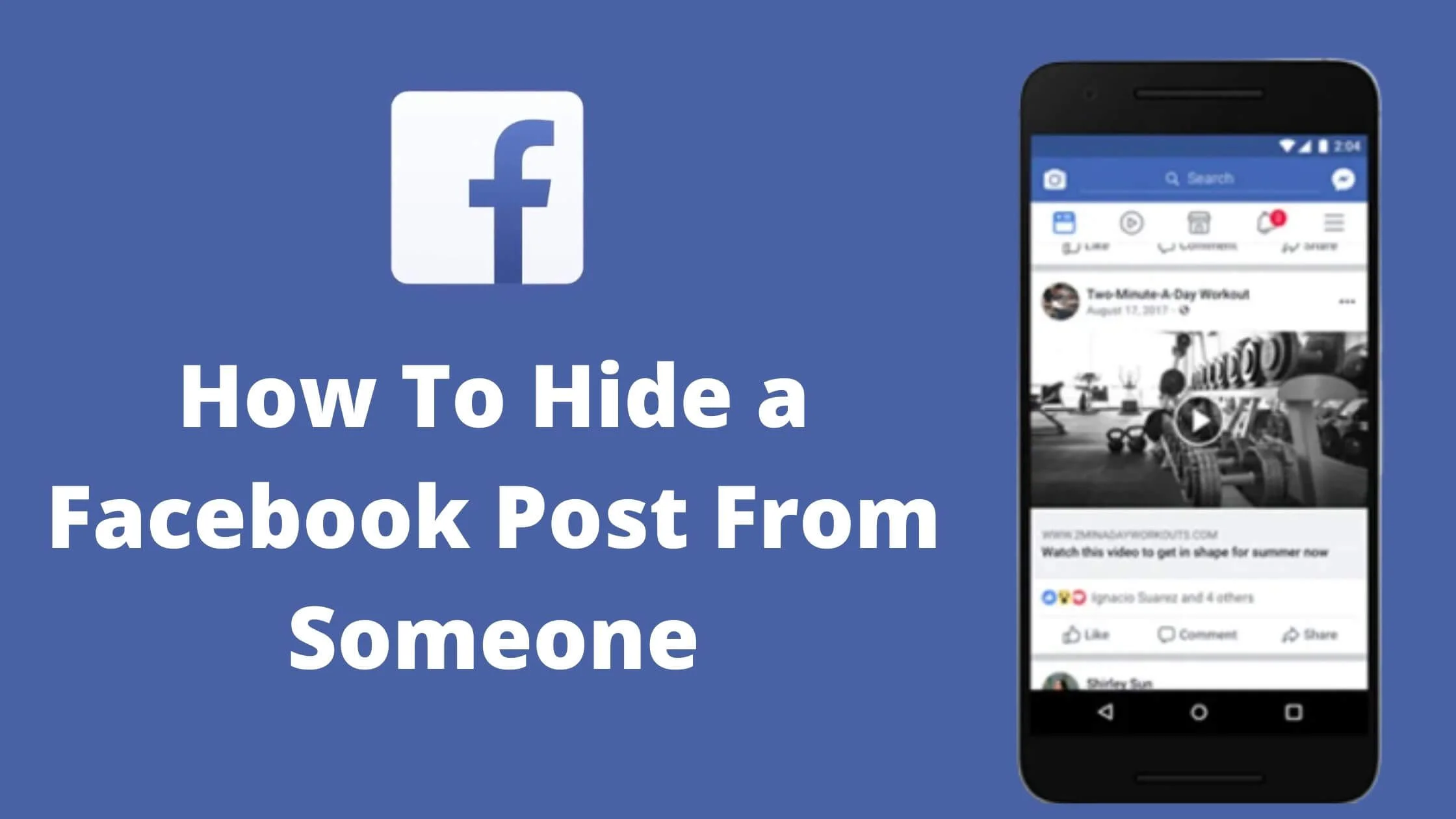 Hide a Facebook Post