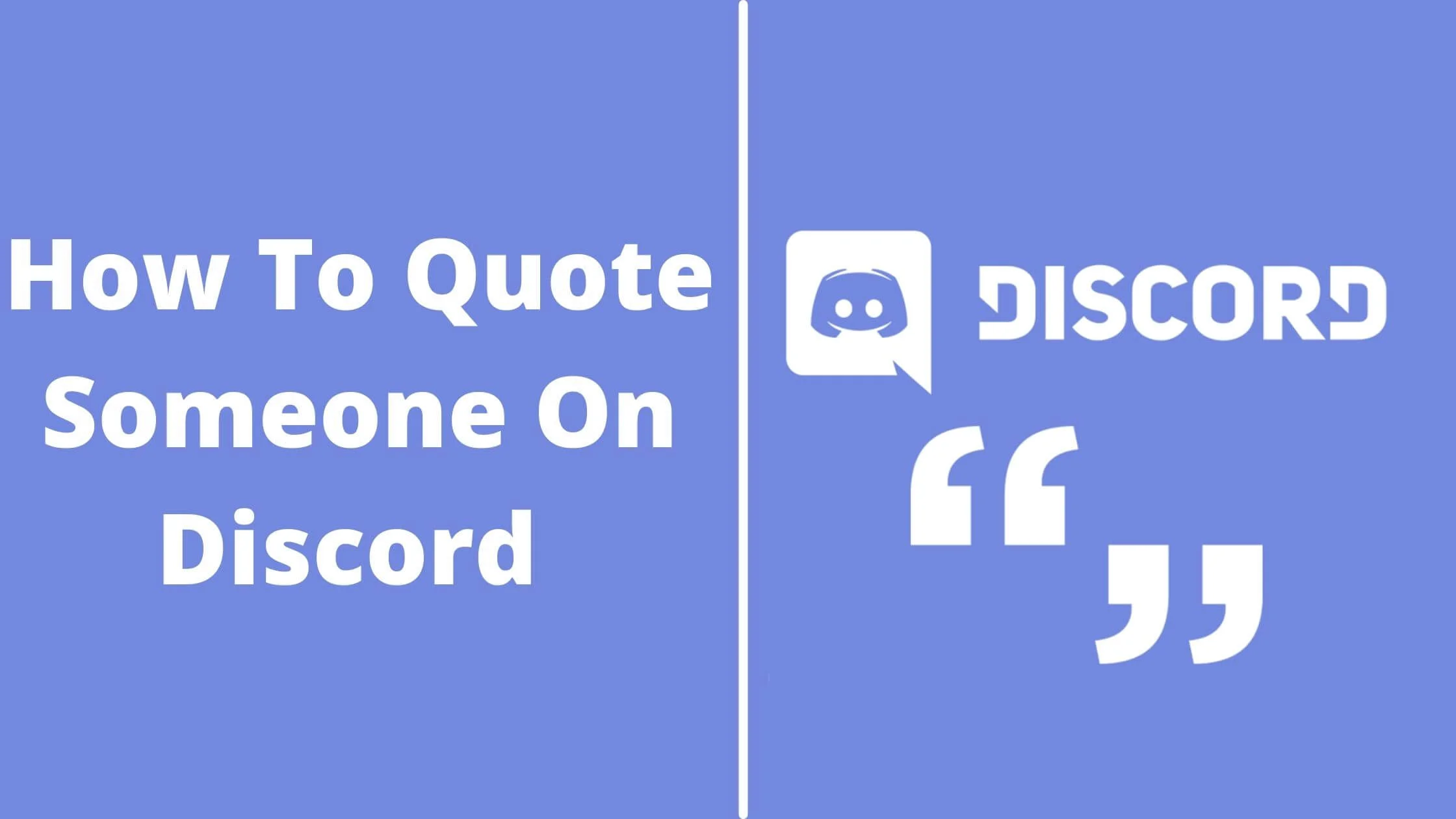 How To Quote Someone On Discord