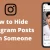 How to Hide Instagram Posts from Someone