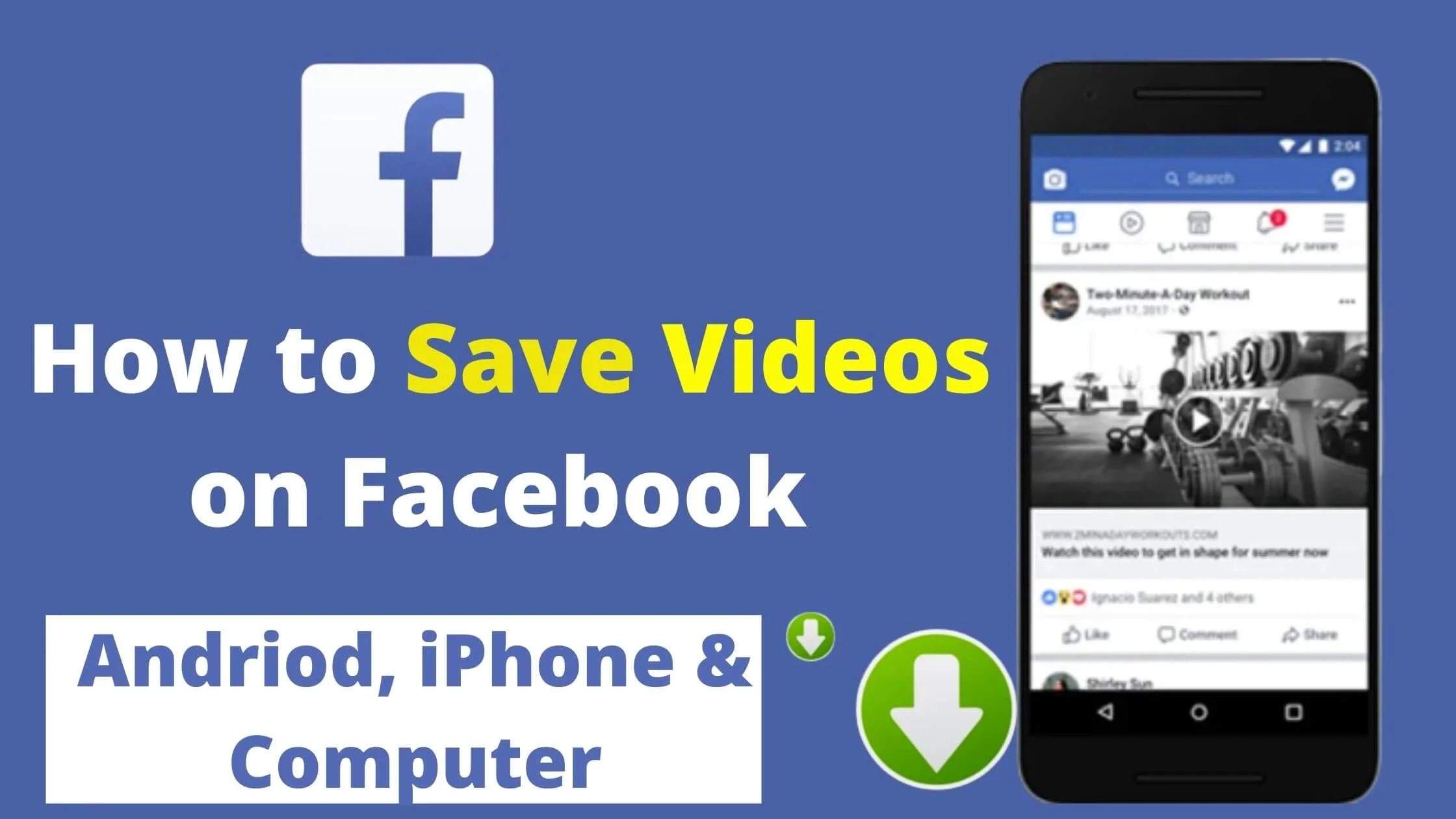 Save Videos on Facebook