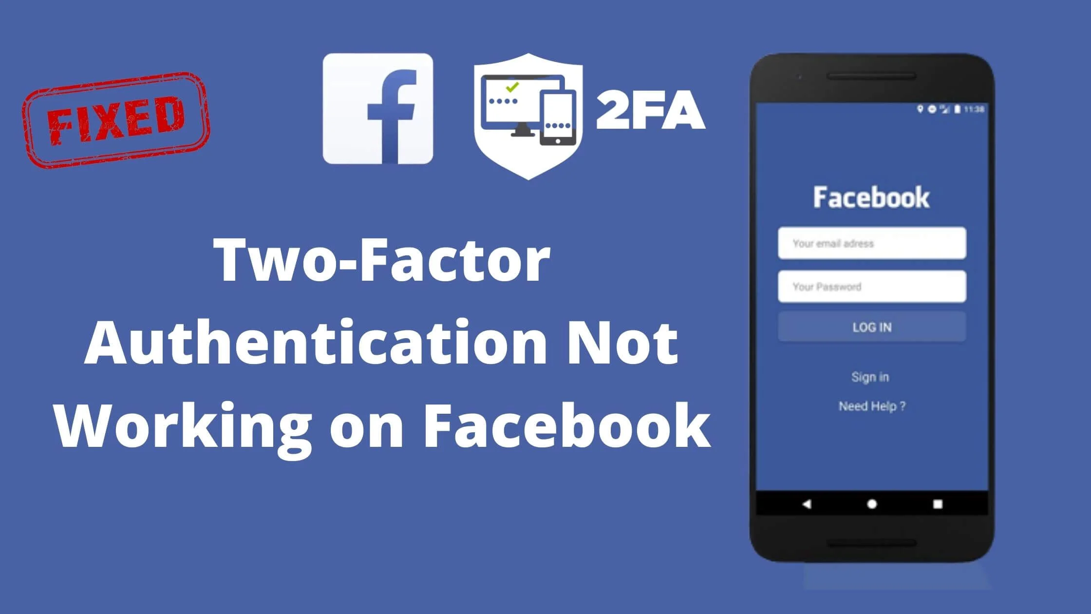 Two-Factor Authentication Not Working on Facebook