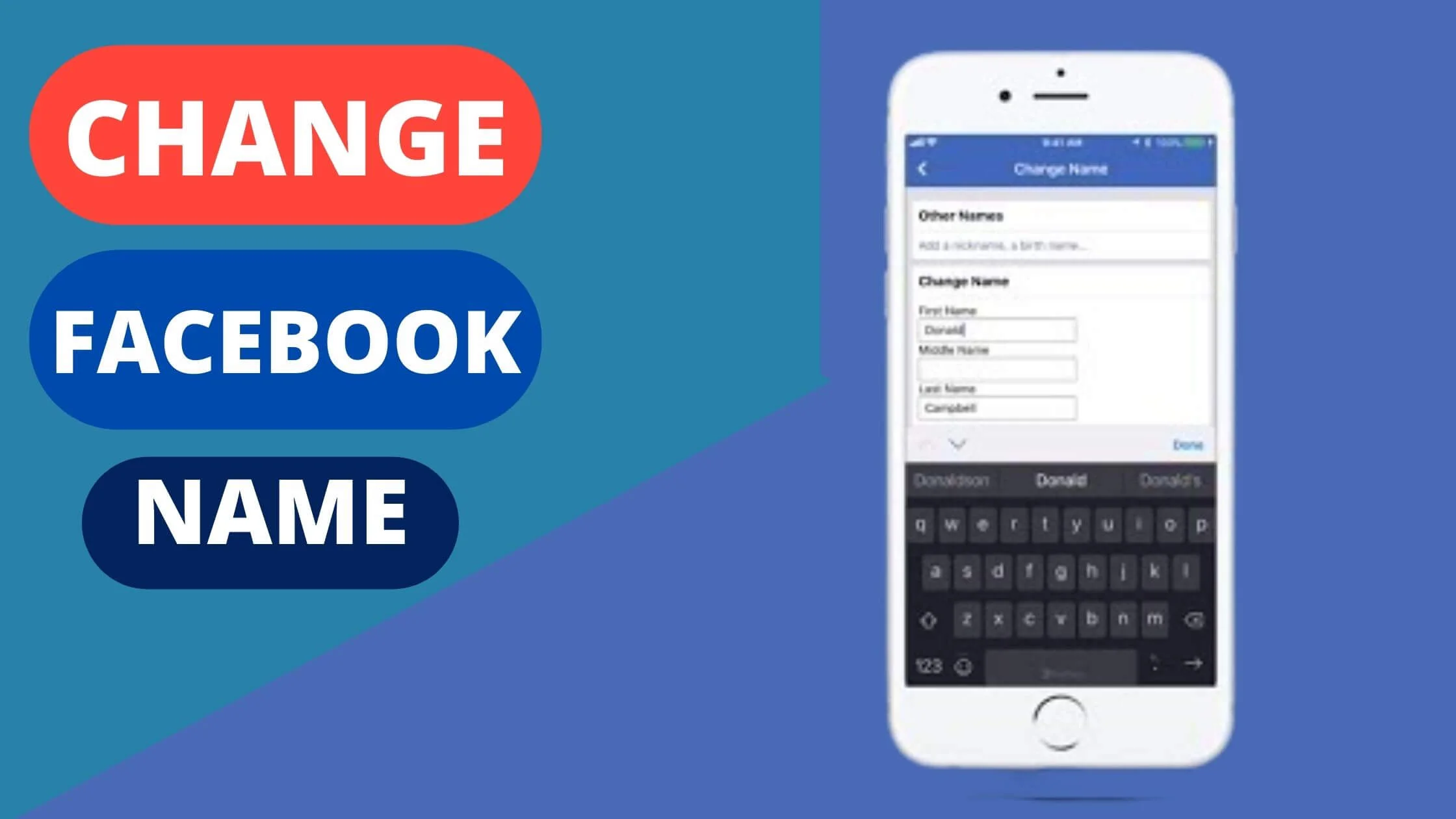 How to Change Your Name on Facebook 2022