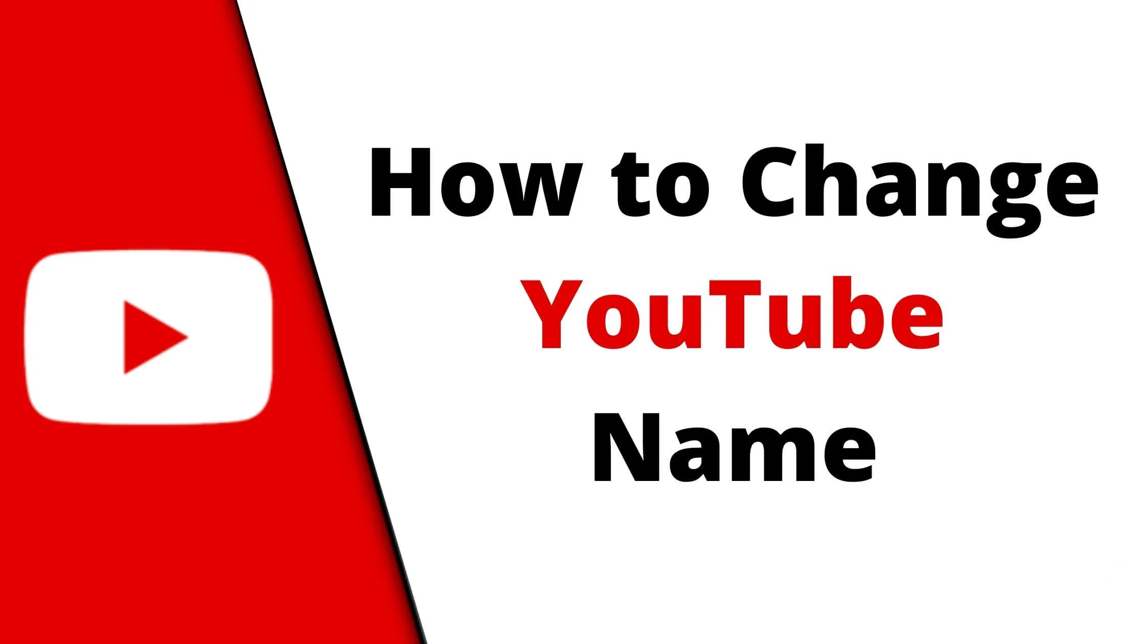How To Change YouTube Name Without Changing Google Name