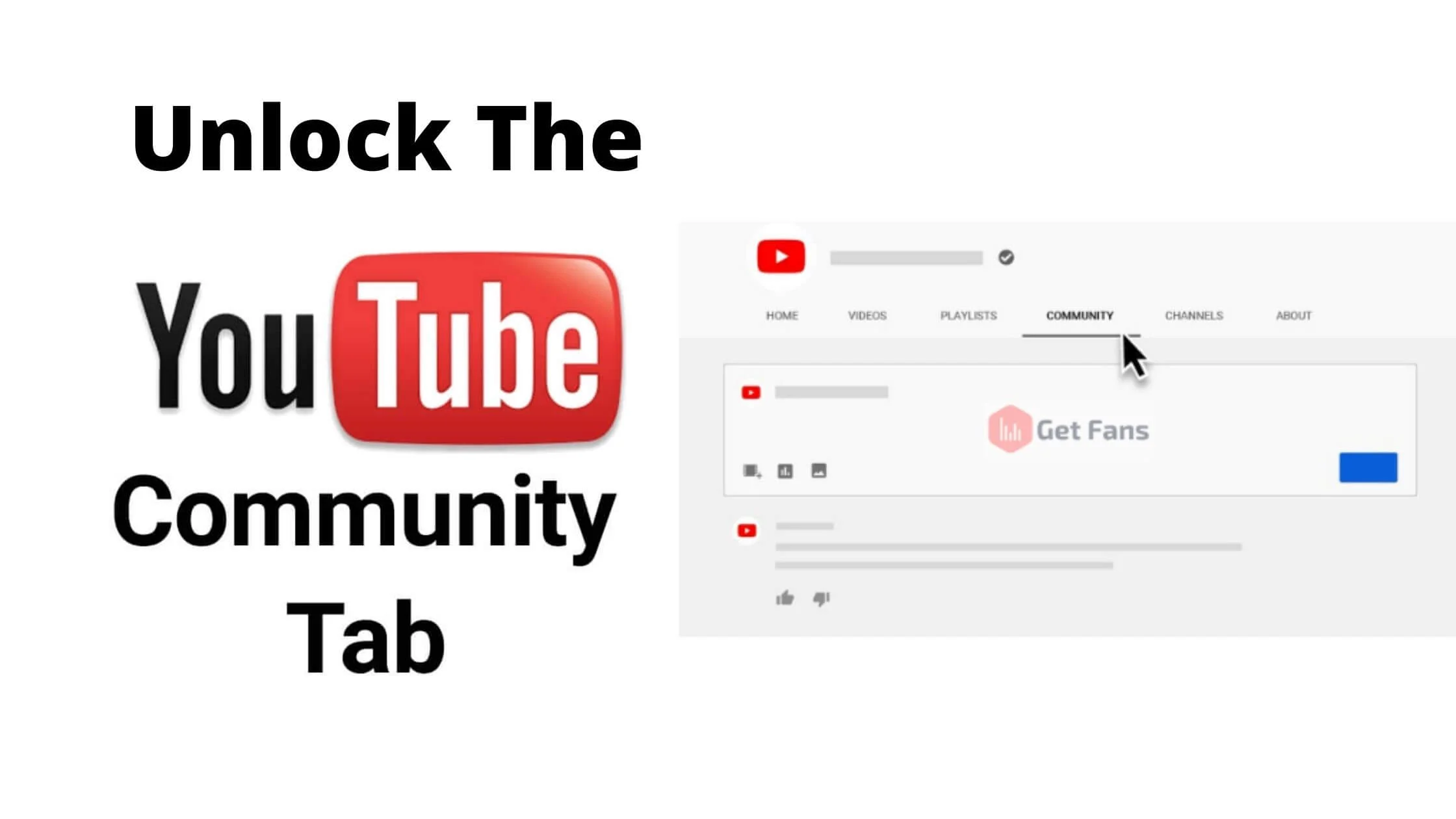 How to Unlock the Community Tab on YouTube