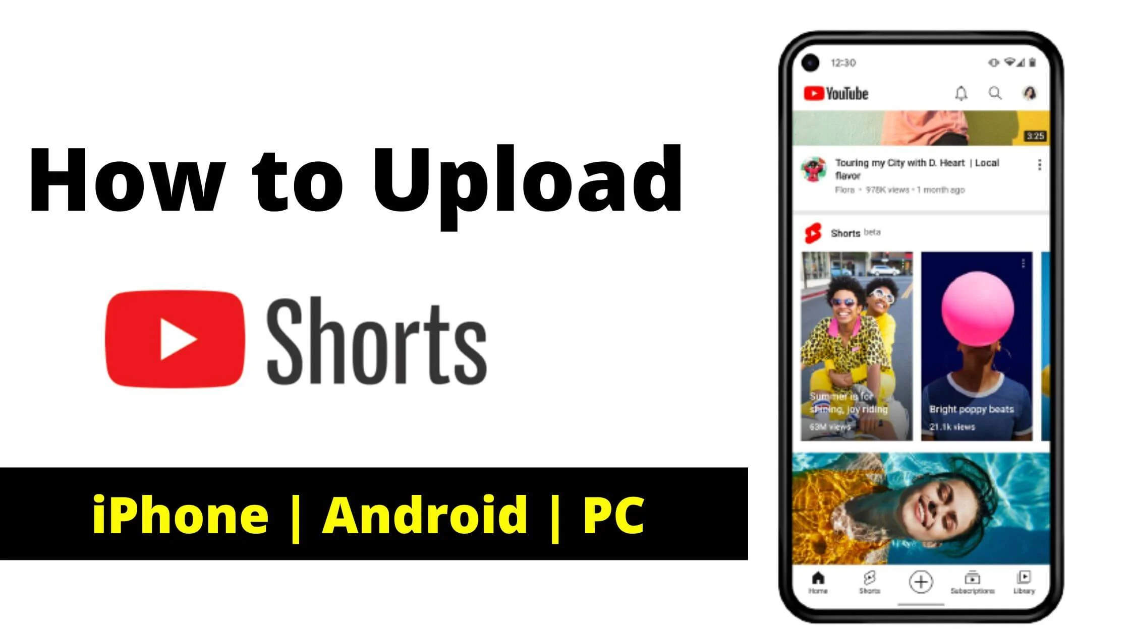 How to Upload YouTube Shorts From Pc