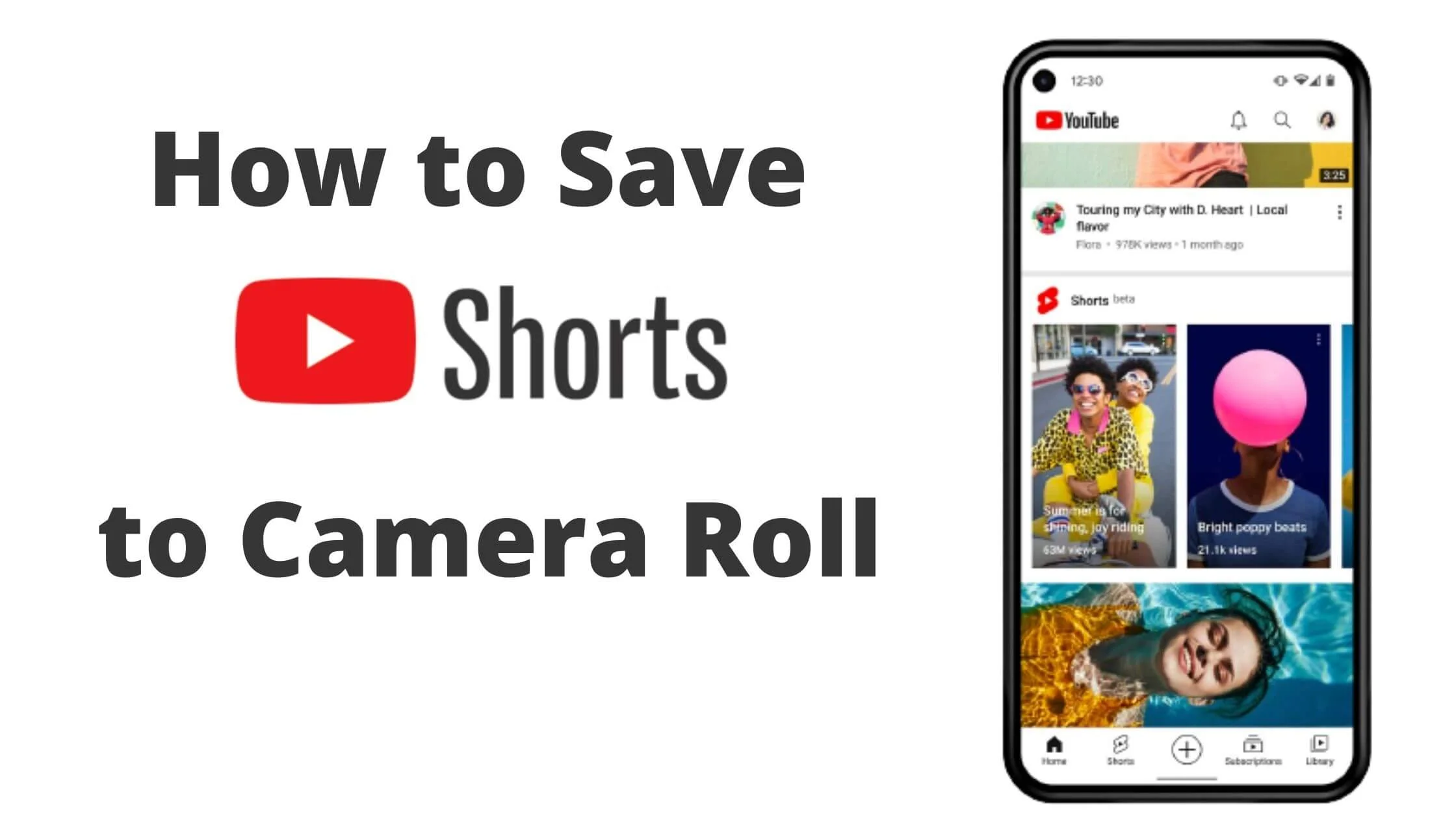 Save YouTube Shorts to Camera Roll