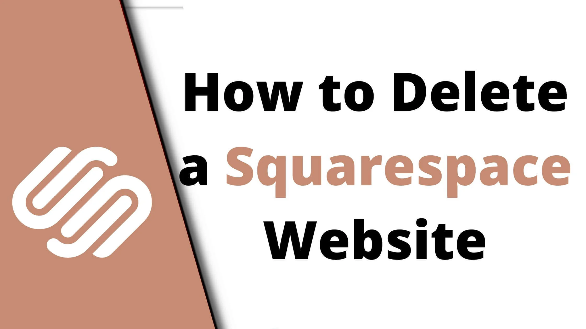 Delete a Squarespace Website