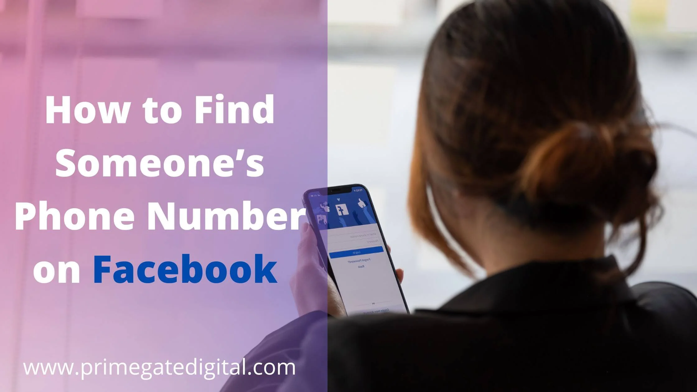 Find Someone’s Phone Number on Facebook
