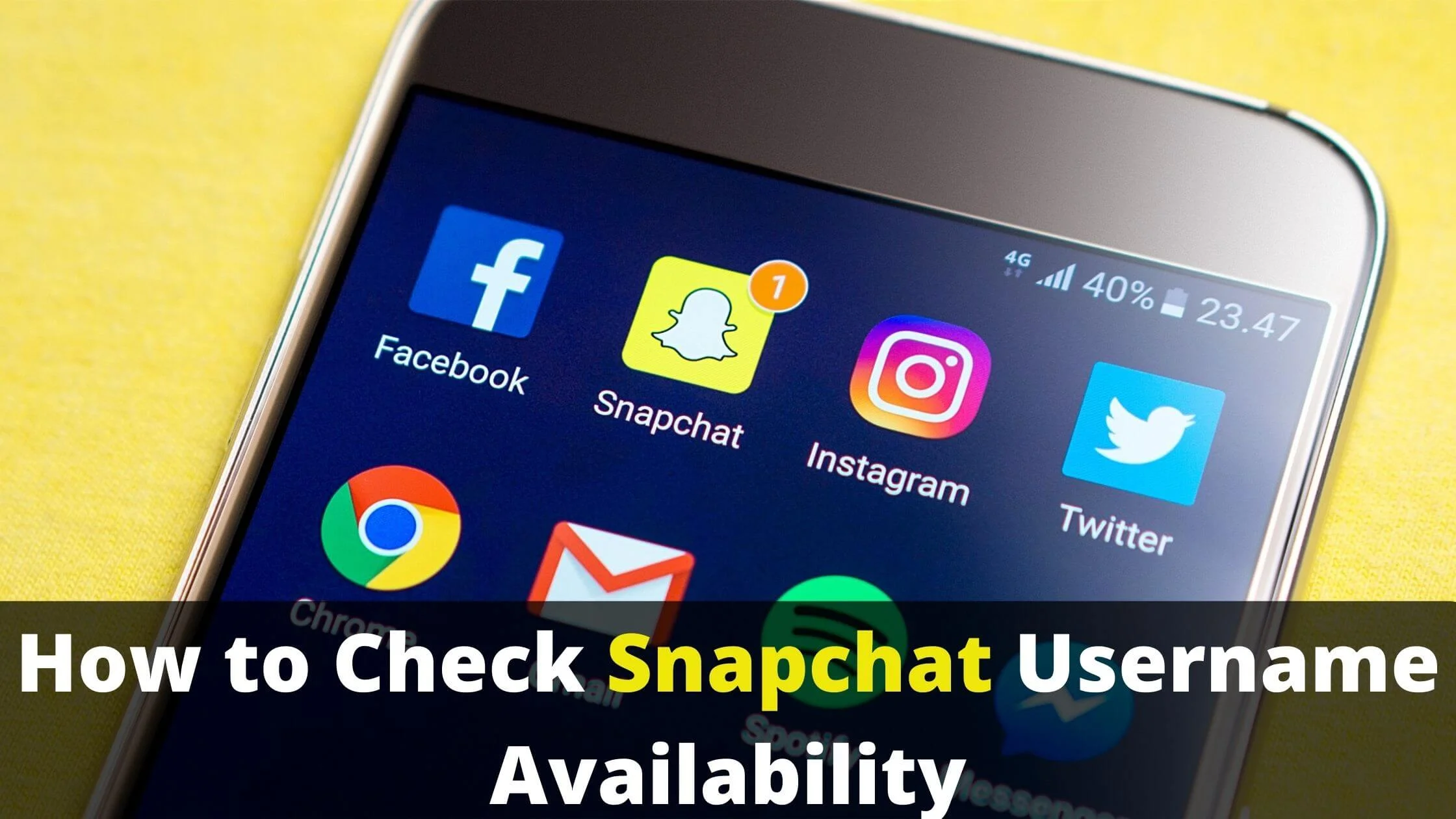 How to Check Snapchat Username Availability