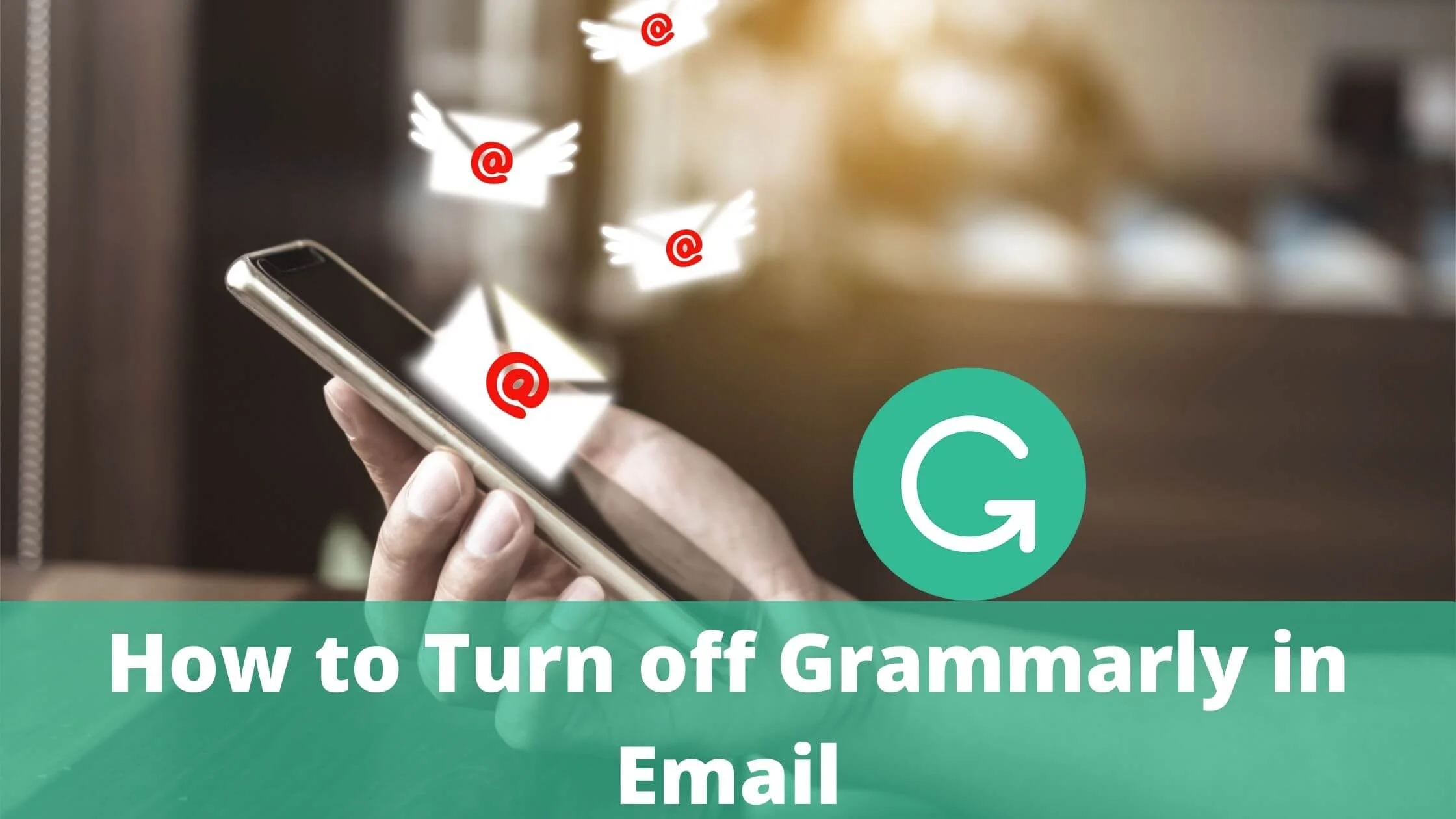 Turn off Grammarly in Email
