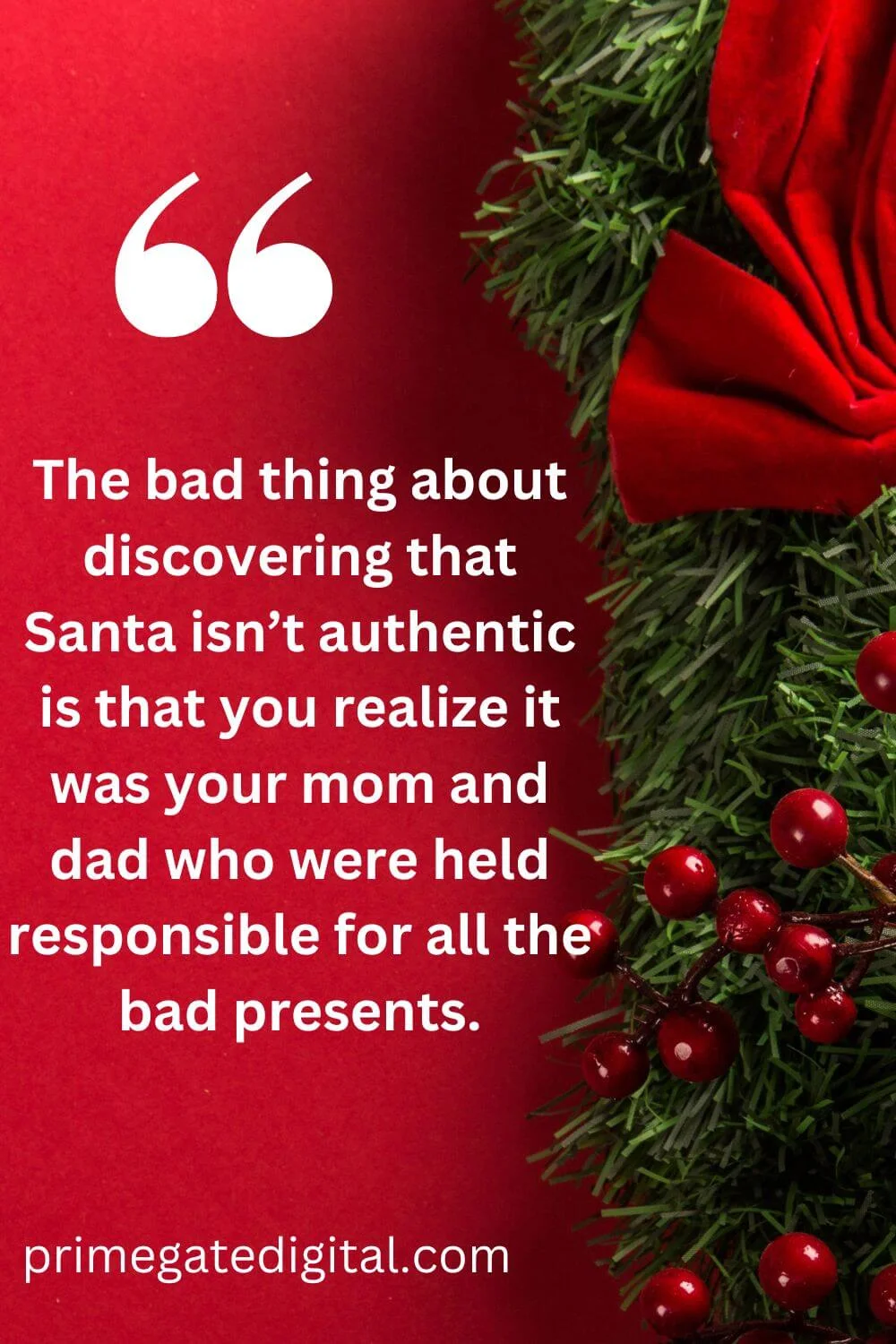 Authentic Christmas quote
