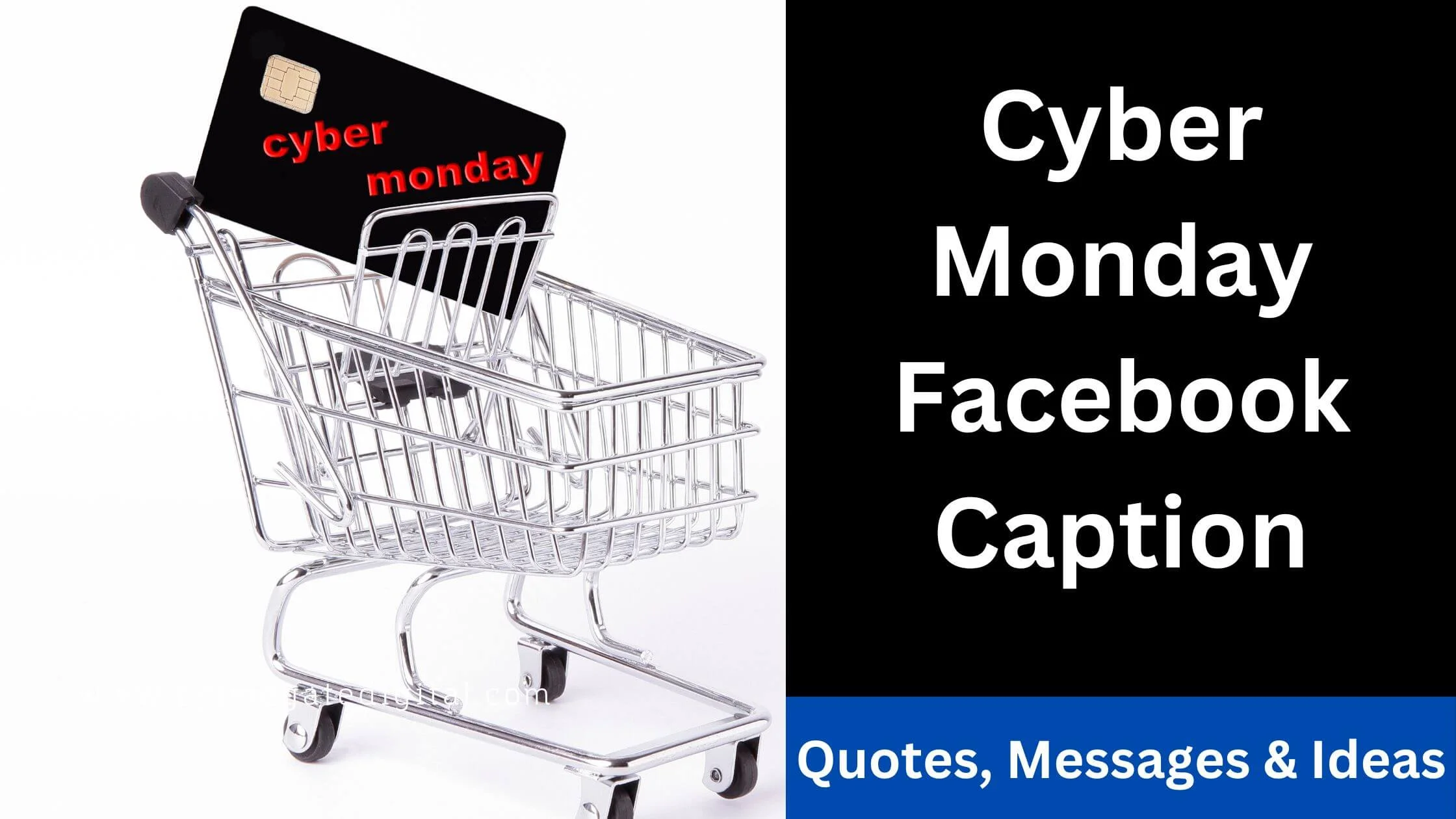 Cyber Monday Facebook Caption