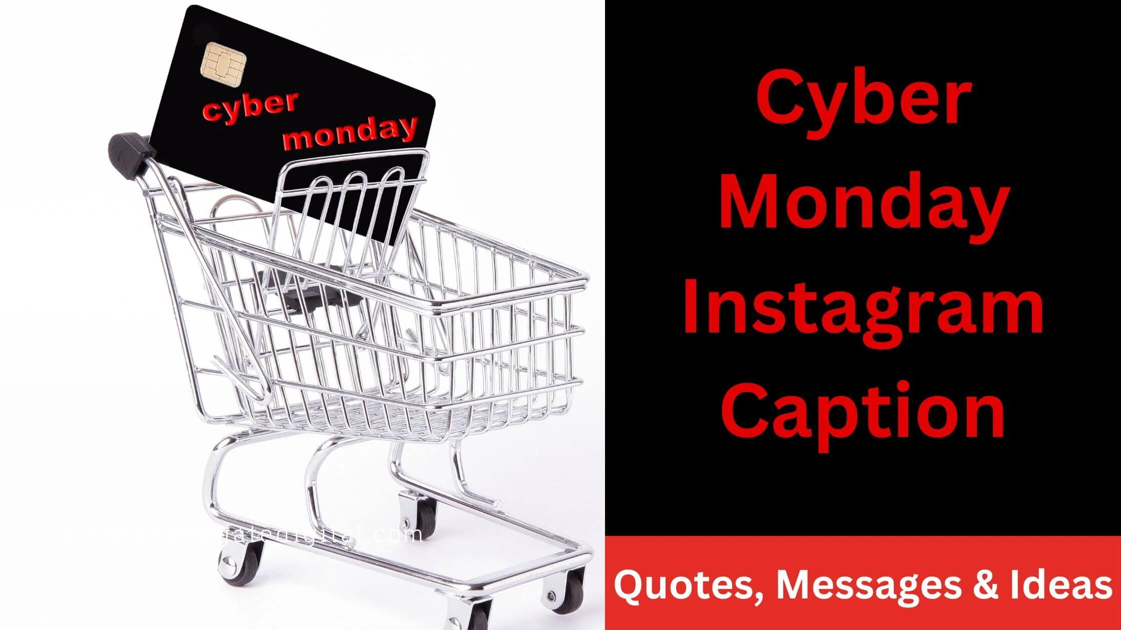 Cyber Monday Instagram Caption