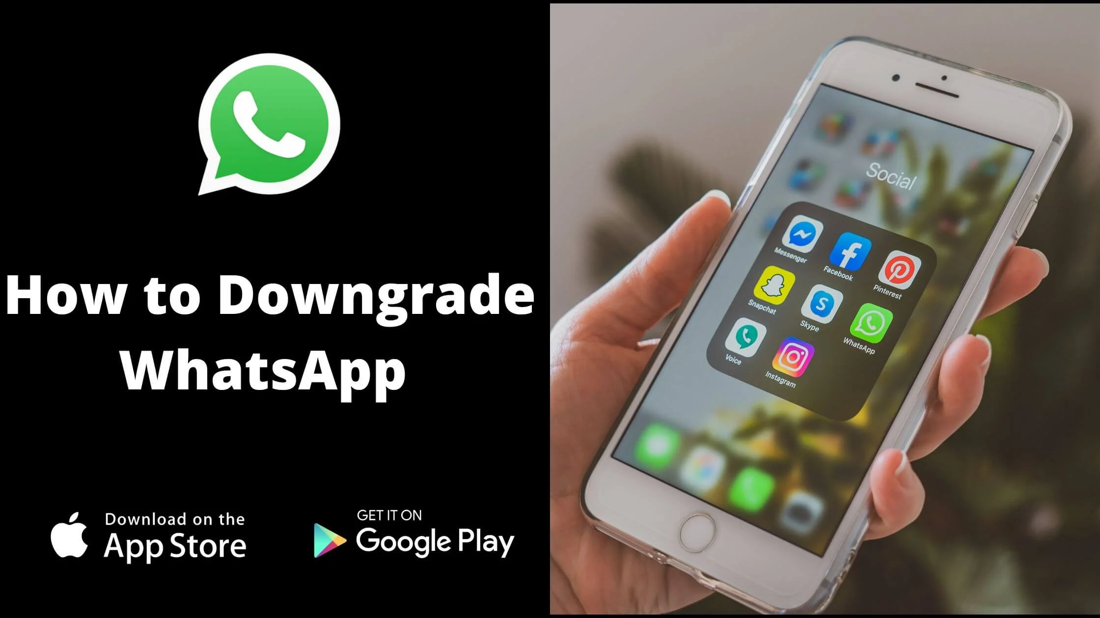 Downgrade WhatsApp