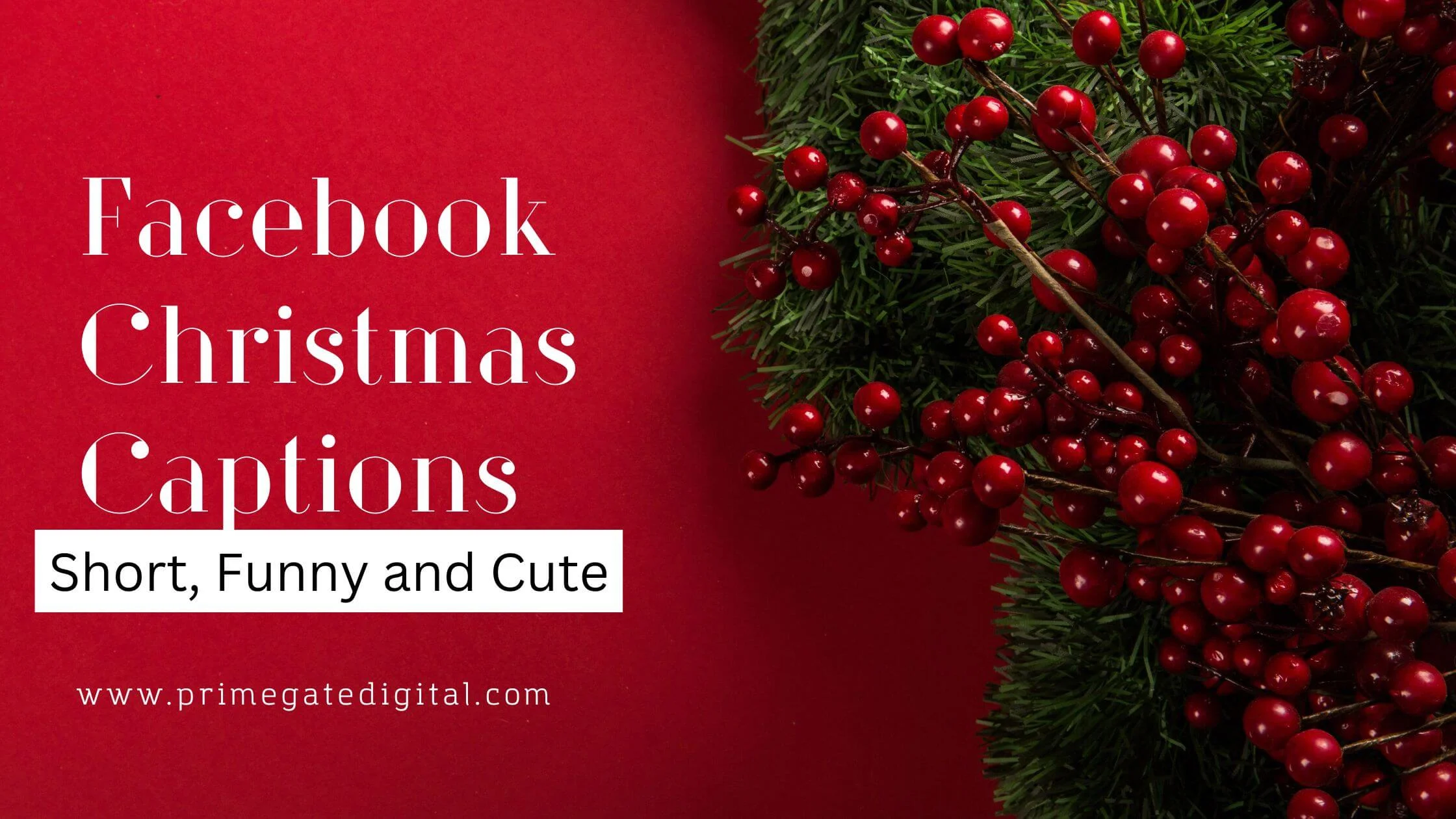 Facebook Christmas captions