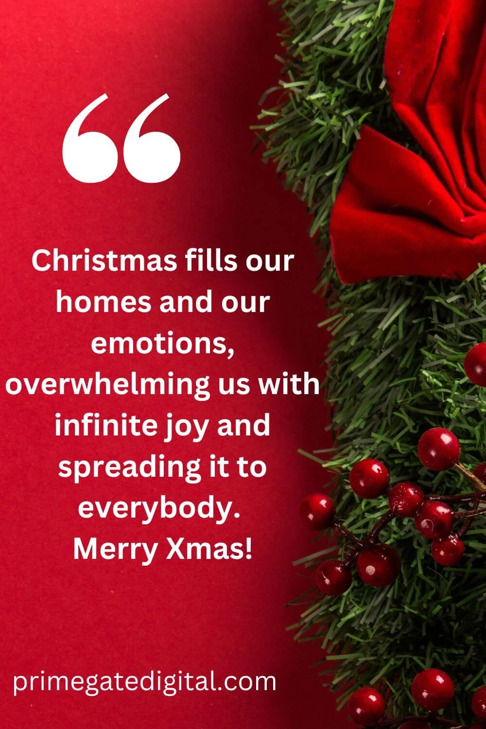Friendly Christmas quote