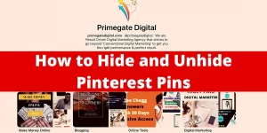 How to Hide and Unhide Pinterest Pins
