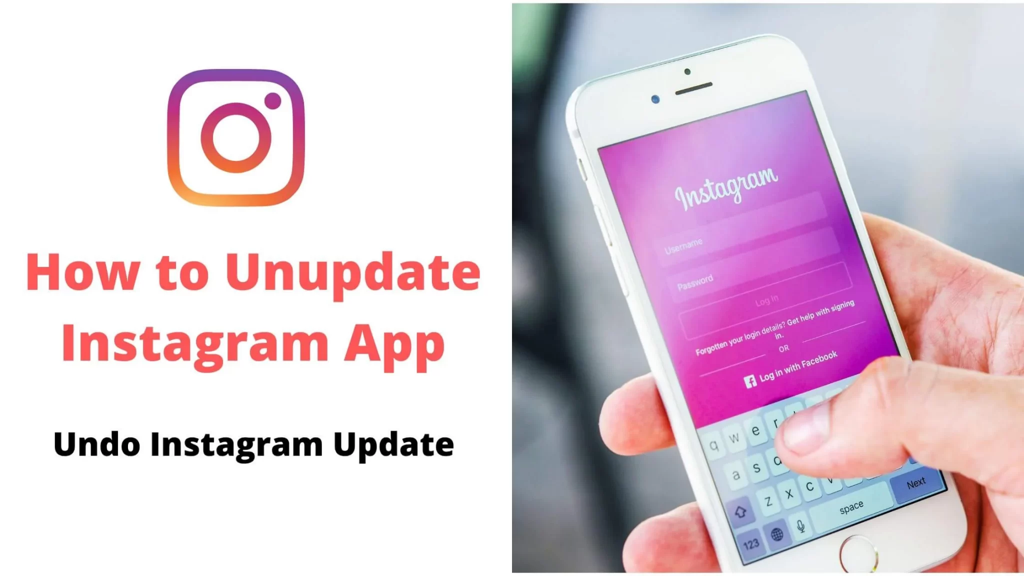how to unupdate an app