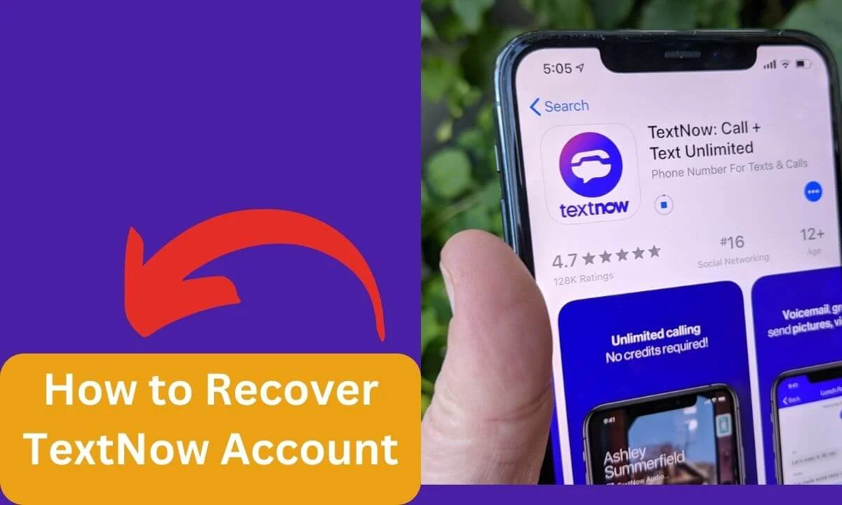 Recover TextNow Account