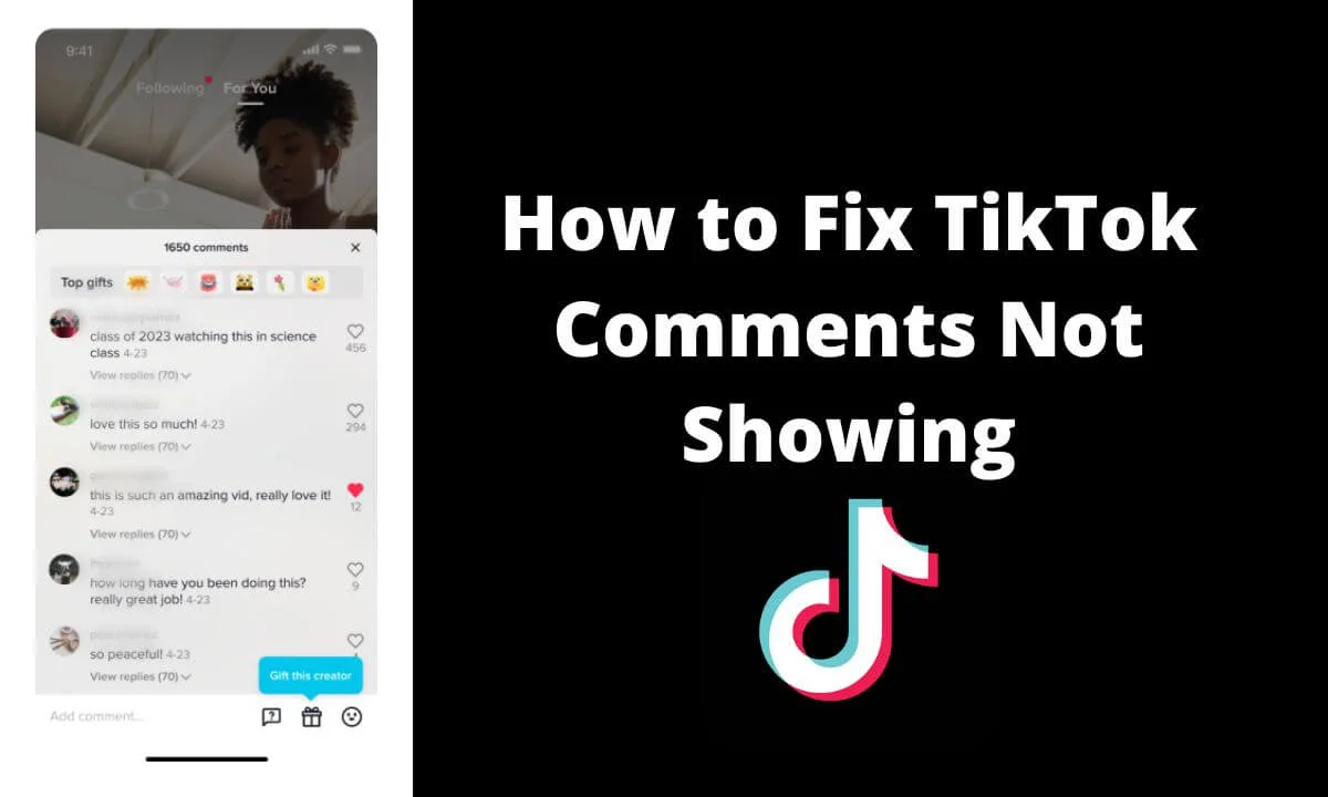 TikTok Comments Not Showing